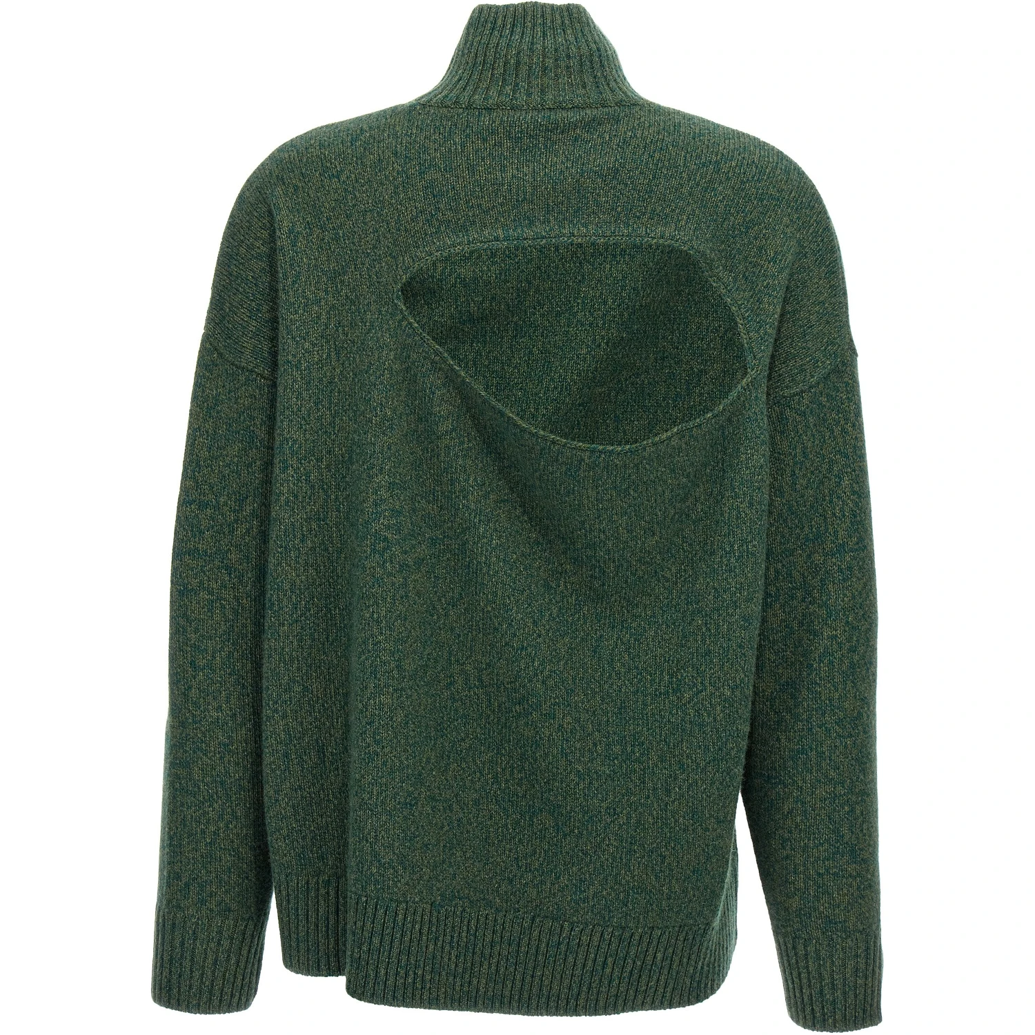 Bicolor Wool Cardigan
