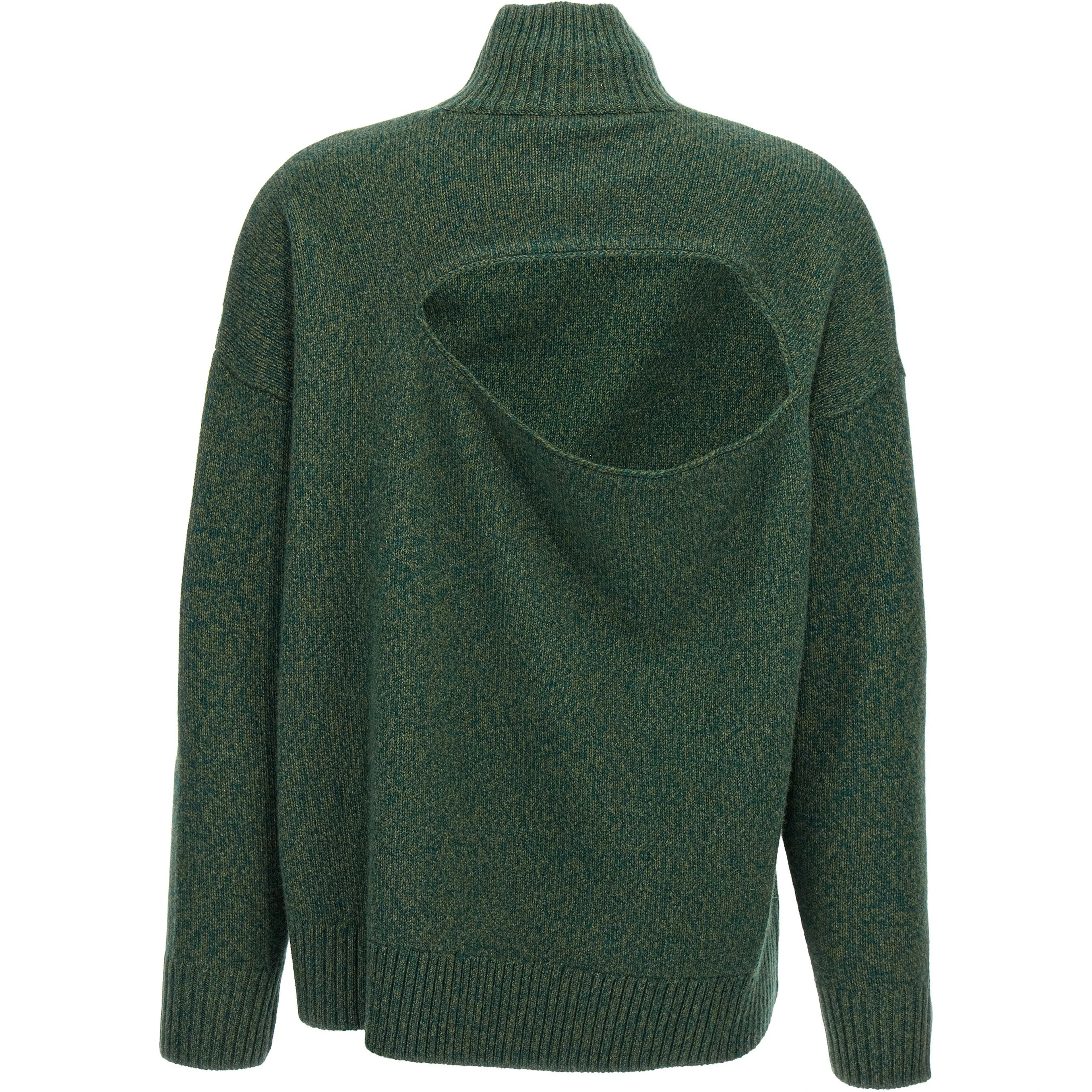 Bicolor Wool Cardigan