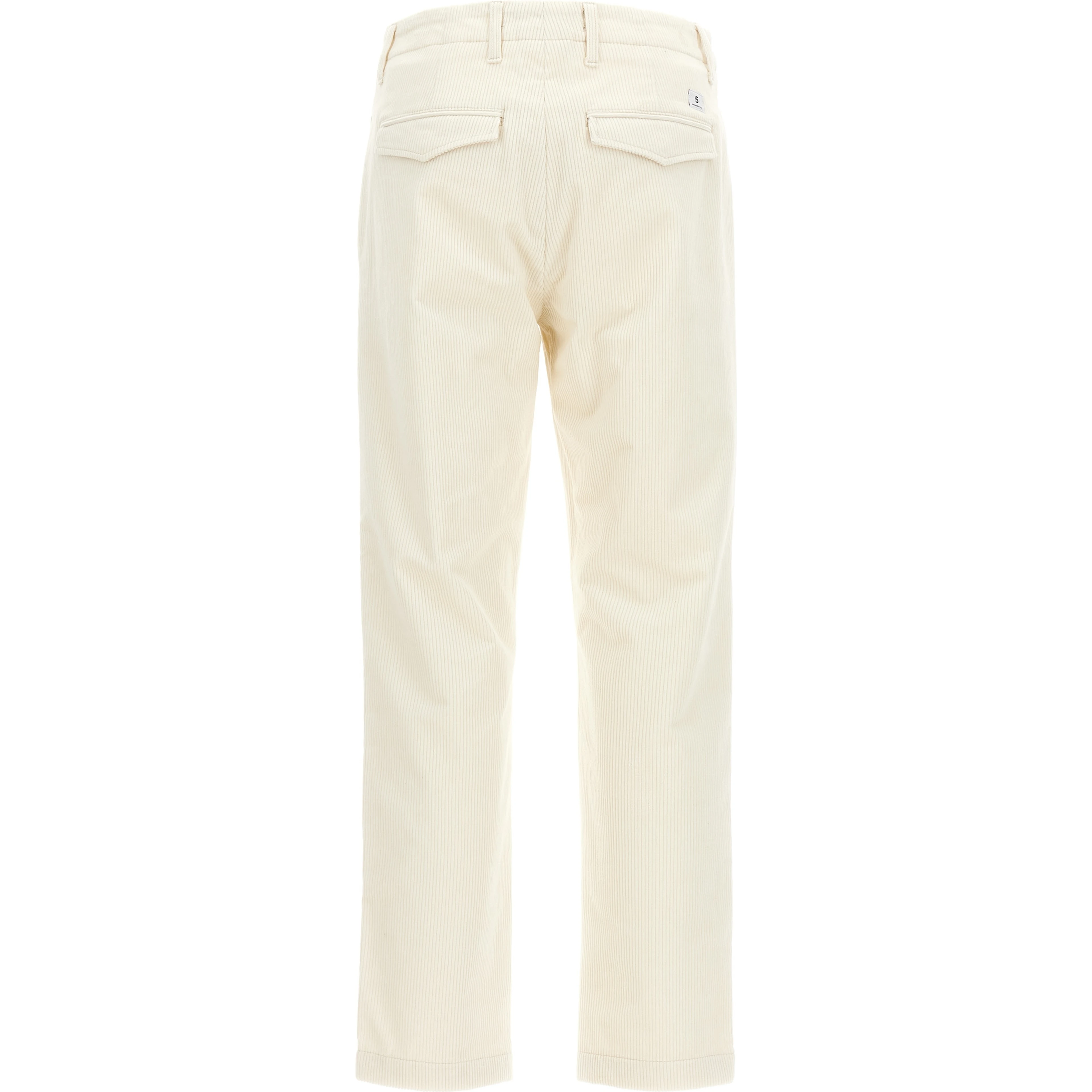 White Cotton Casual Pants