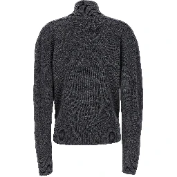 Gray Wool Cardigan