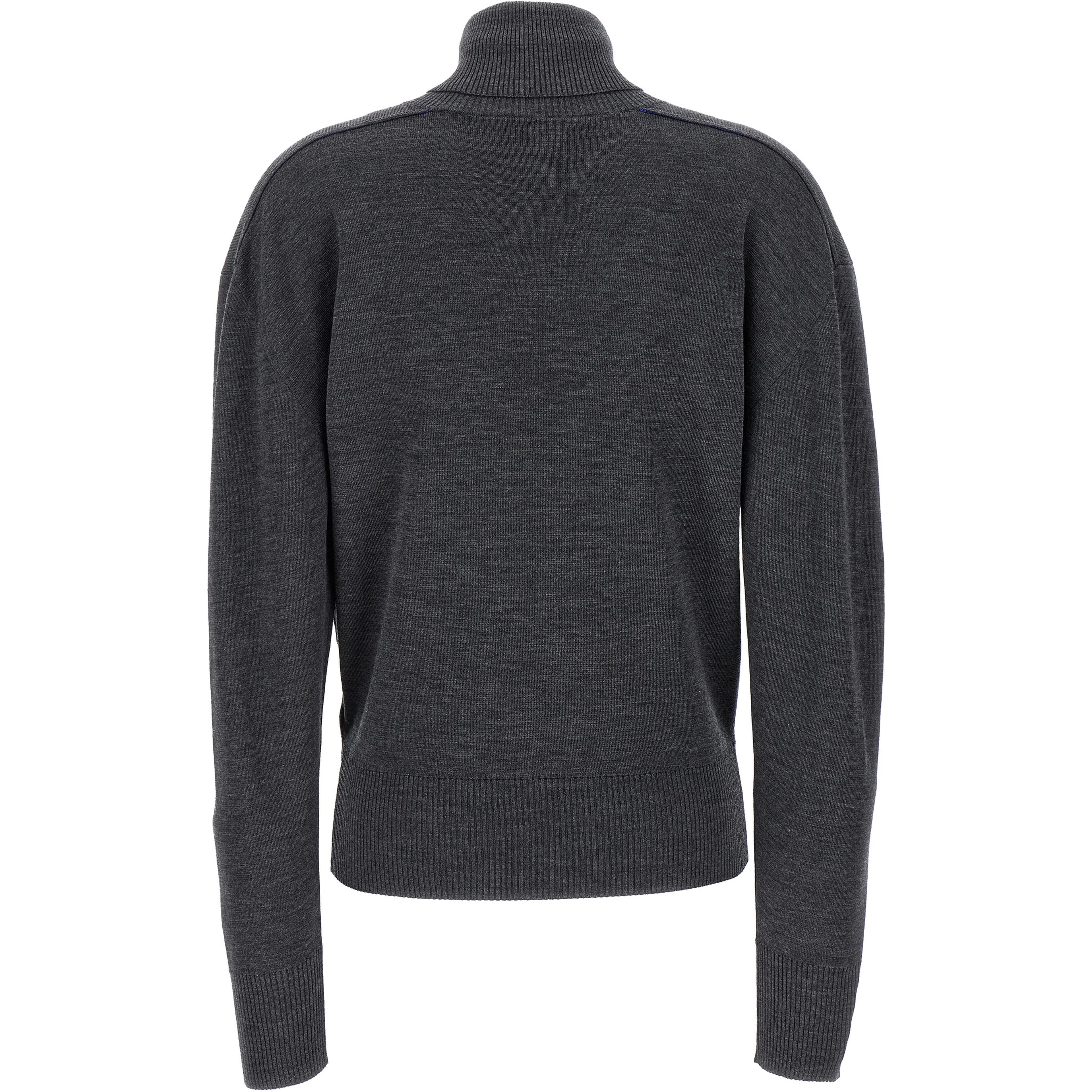 Gray Wool Cardigan