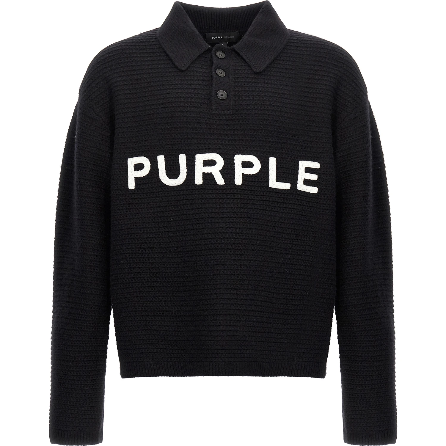 Black Wool Cardigan