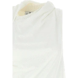 White Cotton Long Sleeve T-Shirt