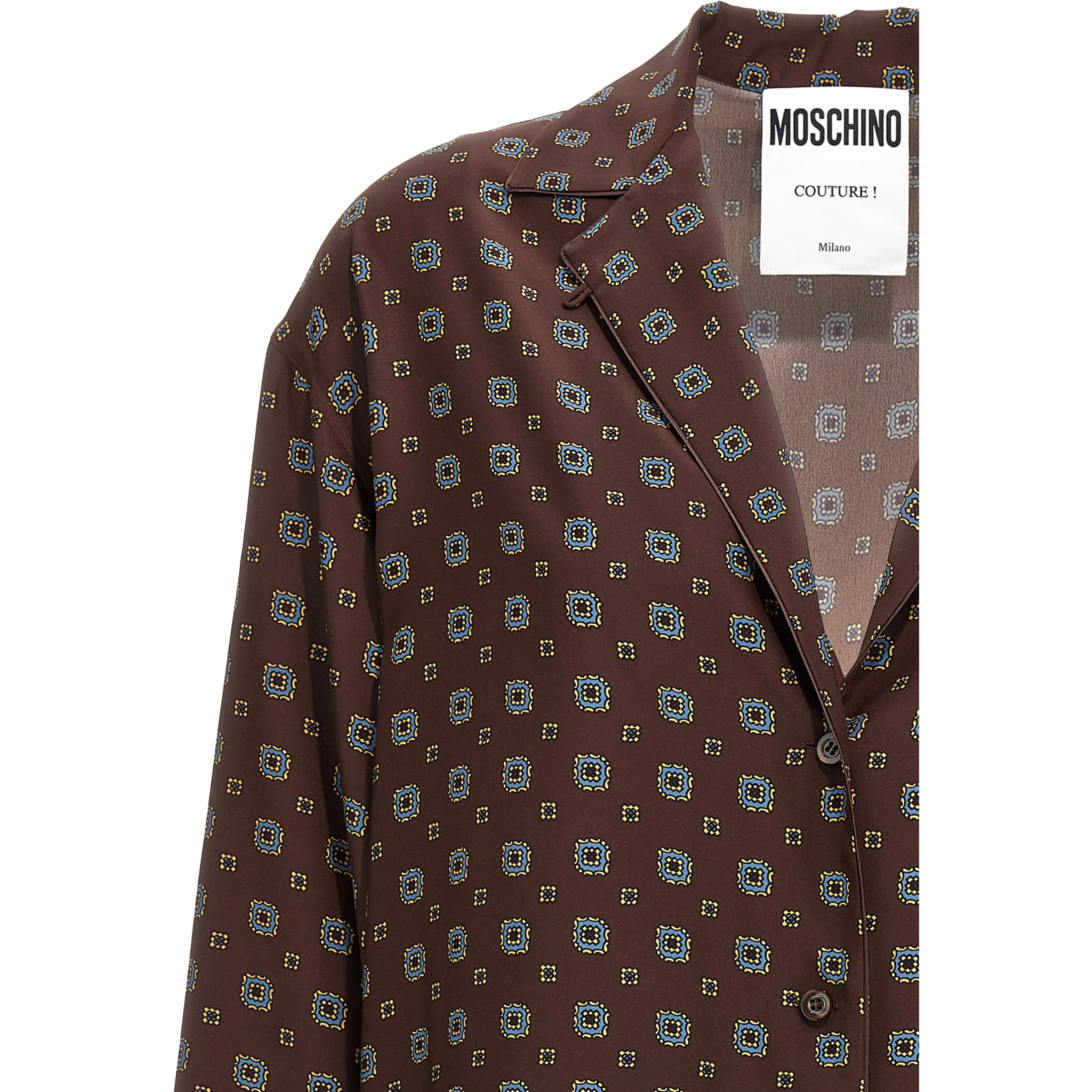 Brown Silk Blouse