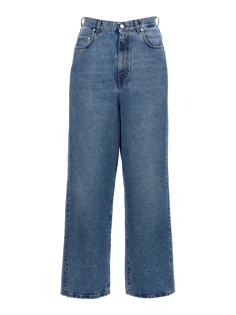 Blue Cotton Jeans Denim