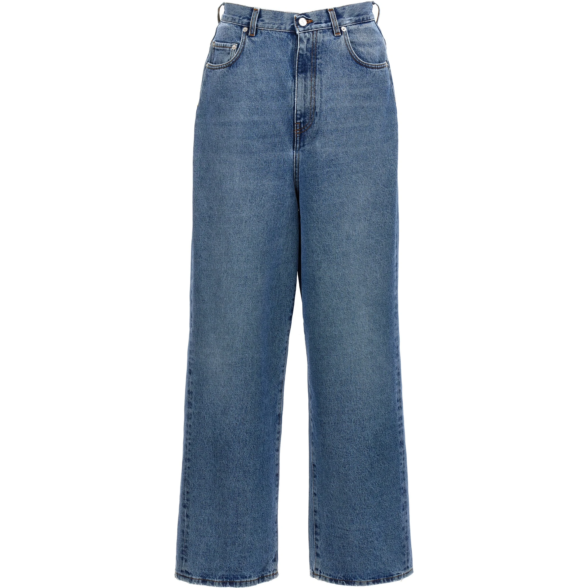 Blue Cotton Jeans Denim