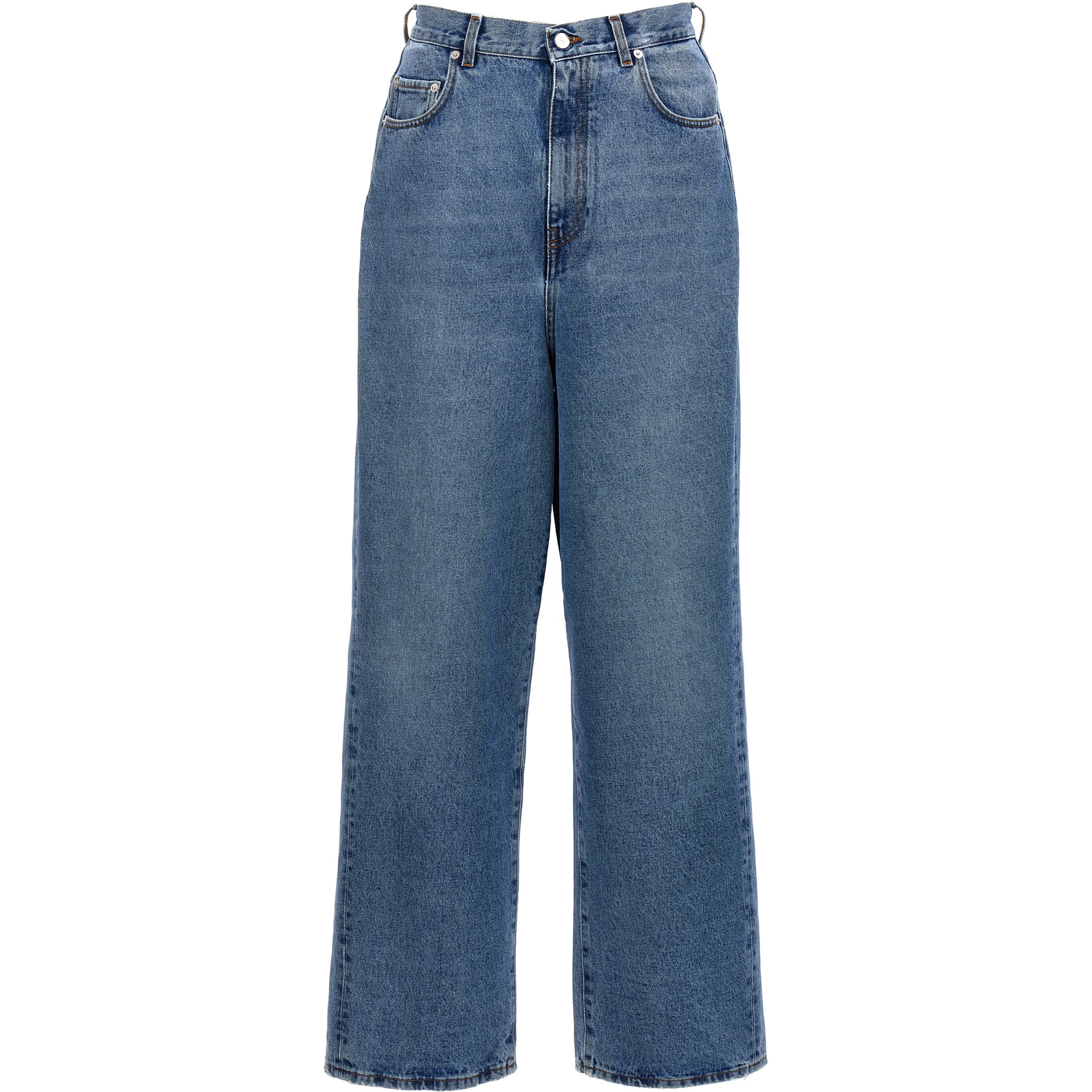 Blue Cotton Jeans Denim