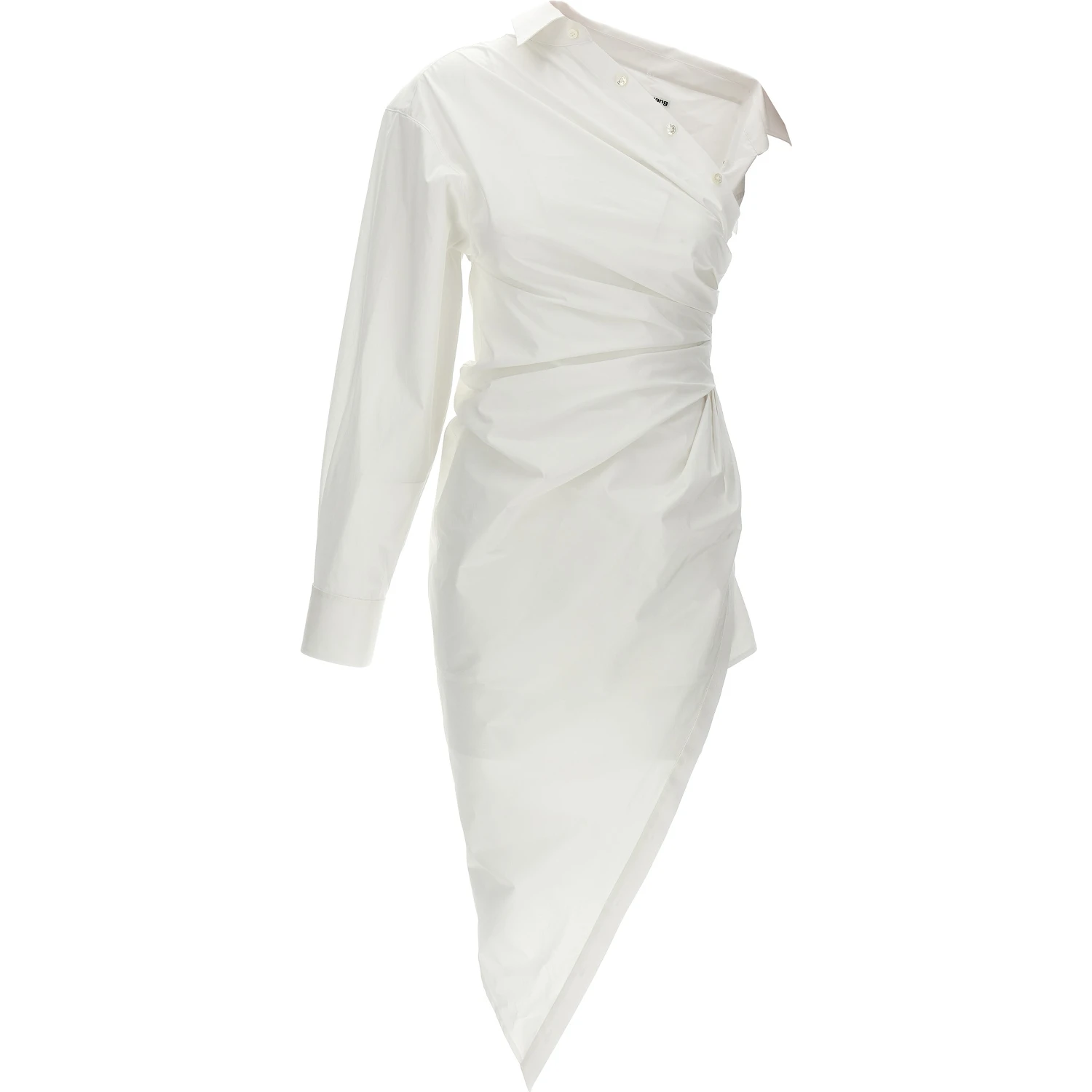White Cotton Short Dress