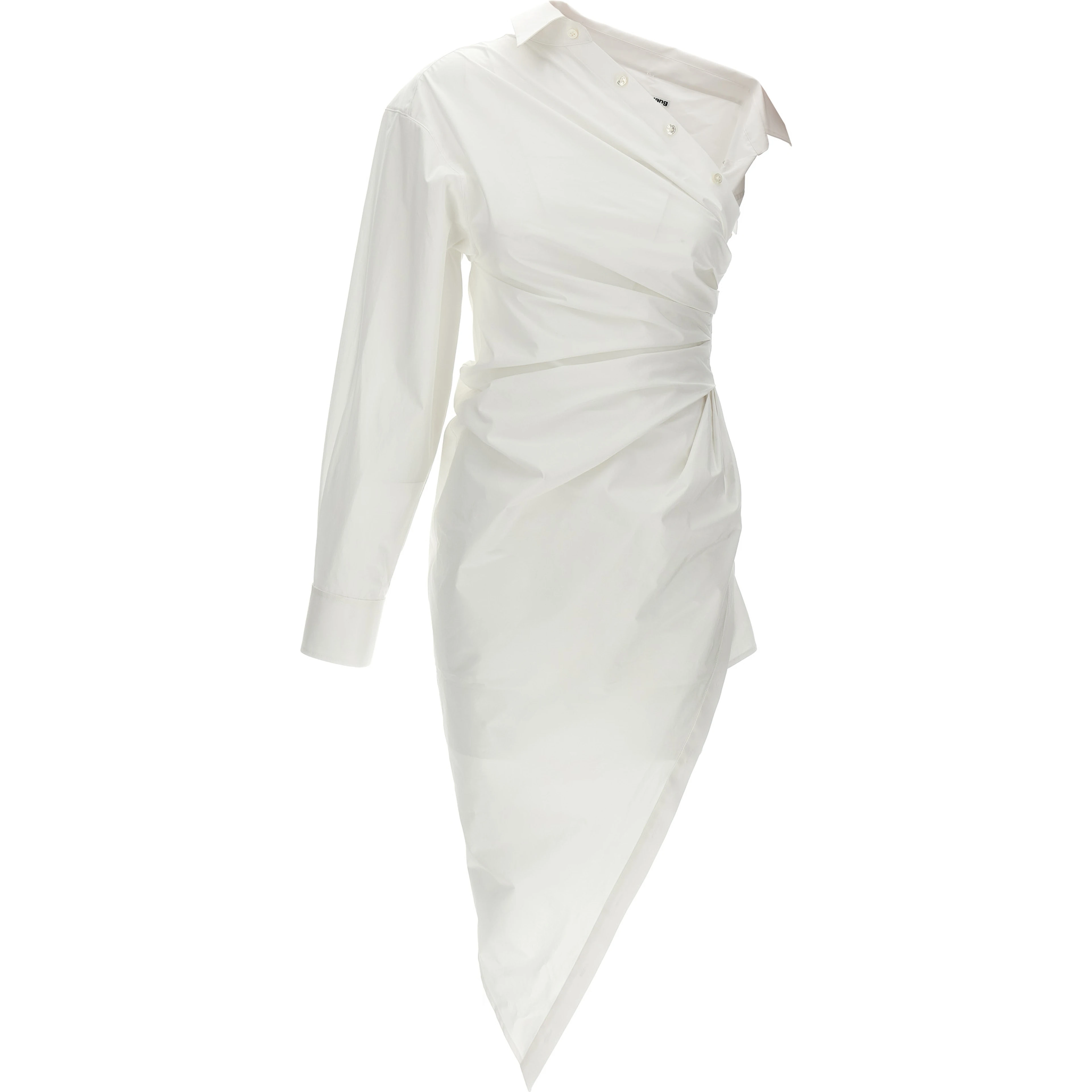 White Cotton Short Dress