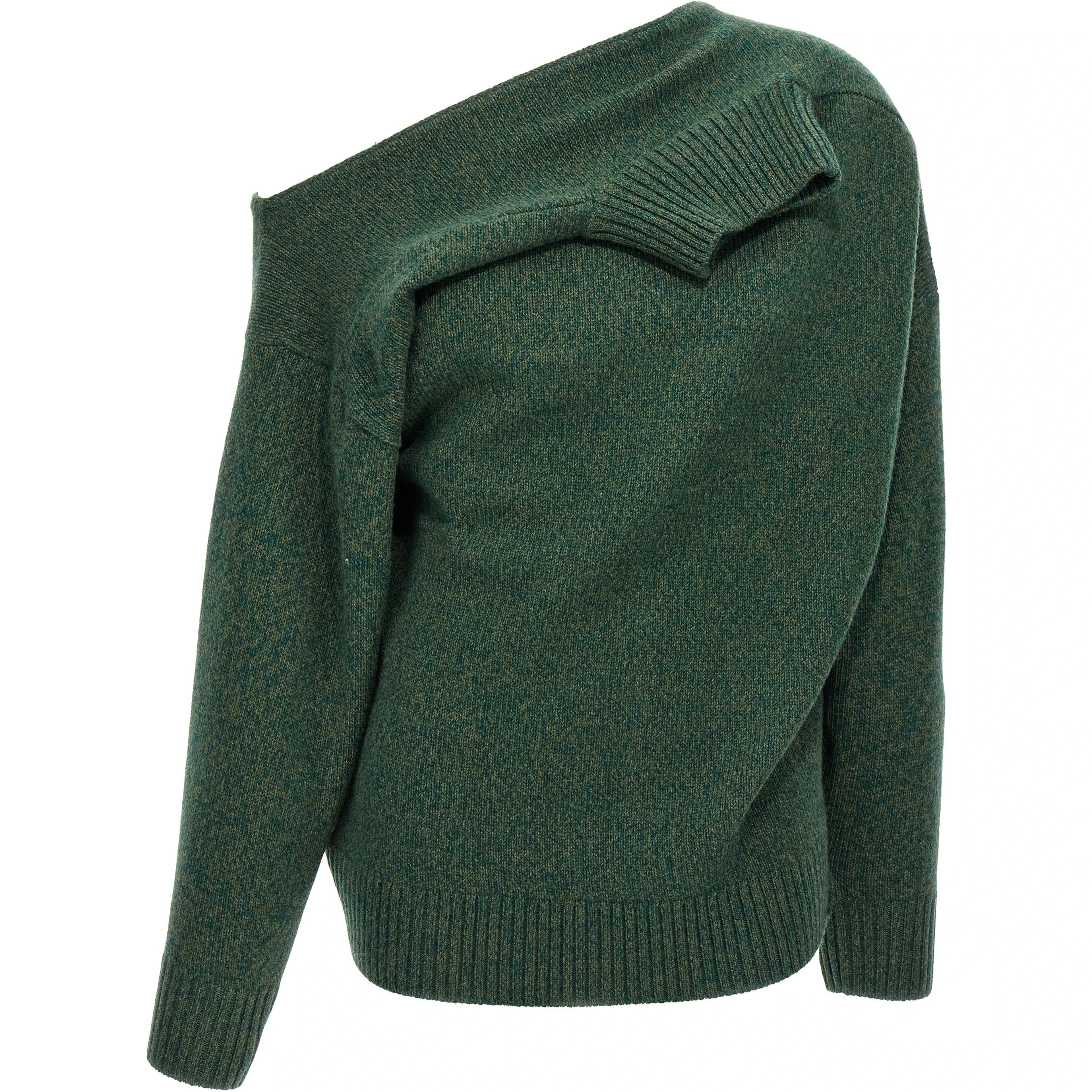 Bicolor Wool Cardigan