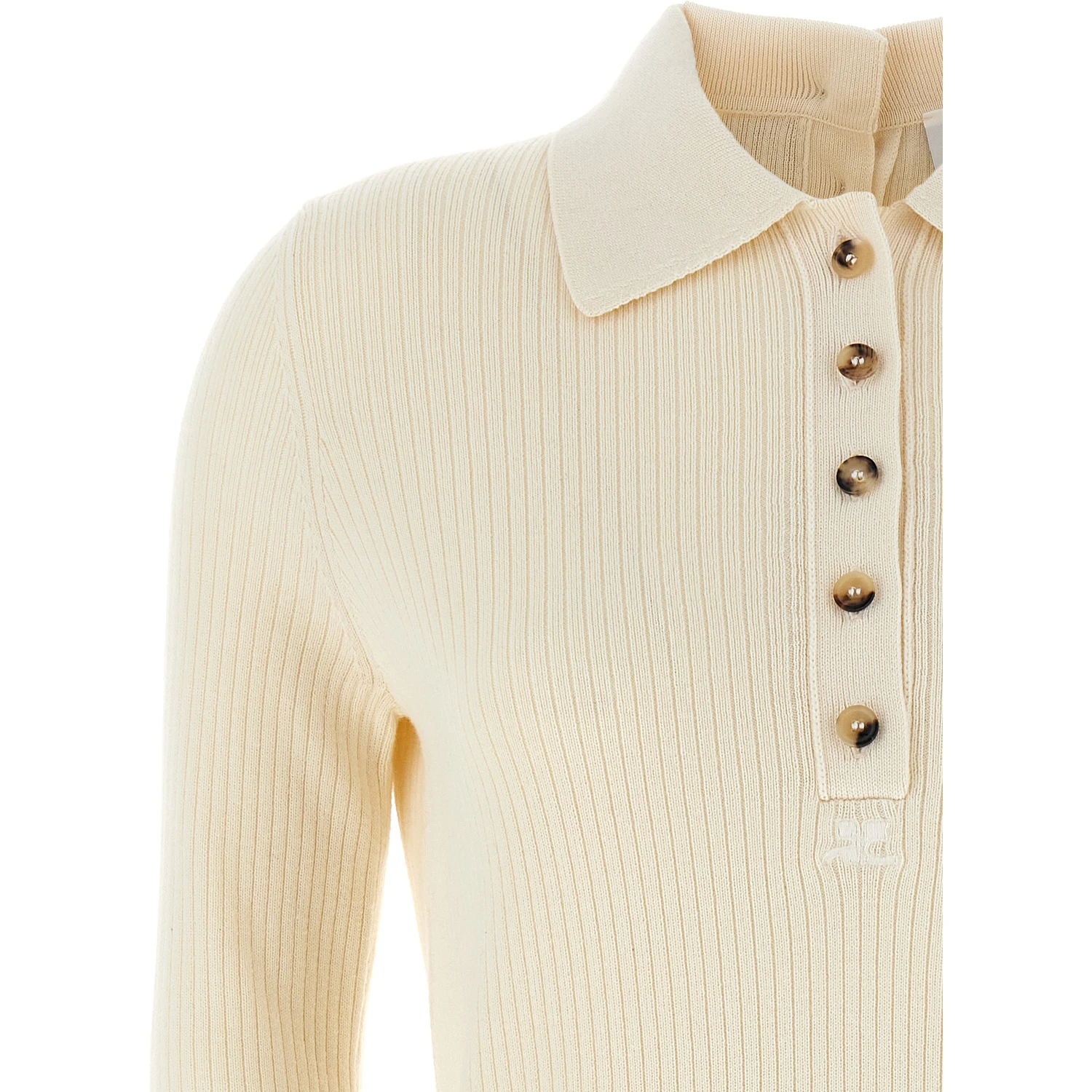 White Cotton Cardigan