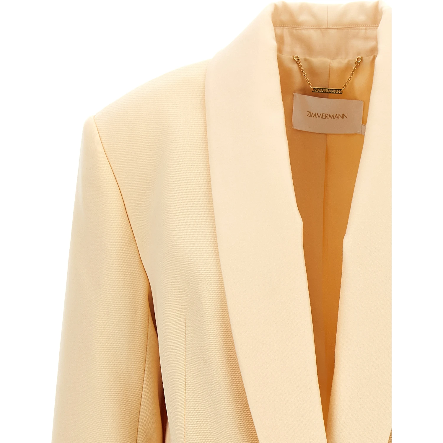 Beige Wool Blazer