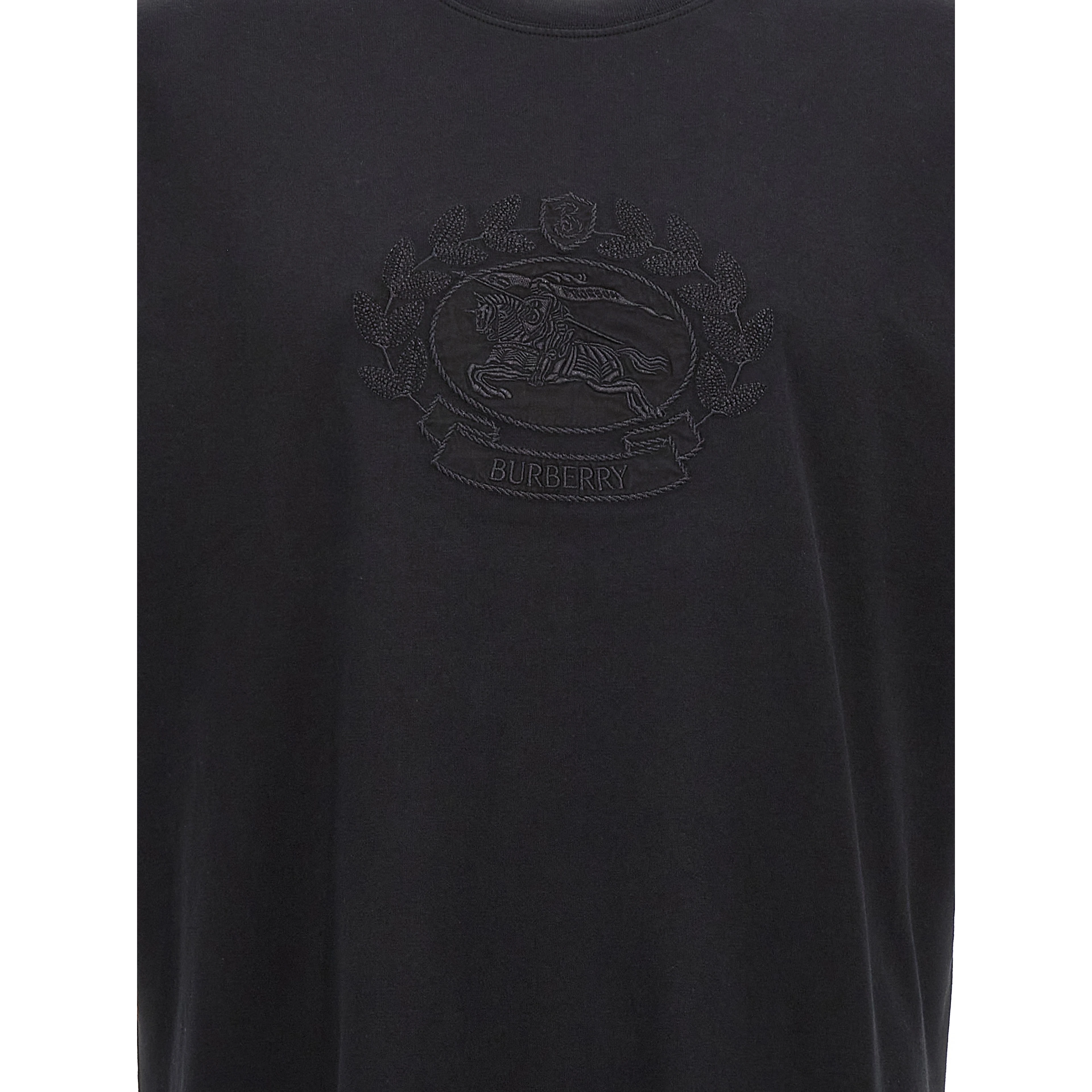 Black Cotton T-Shirt