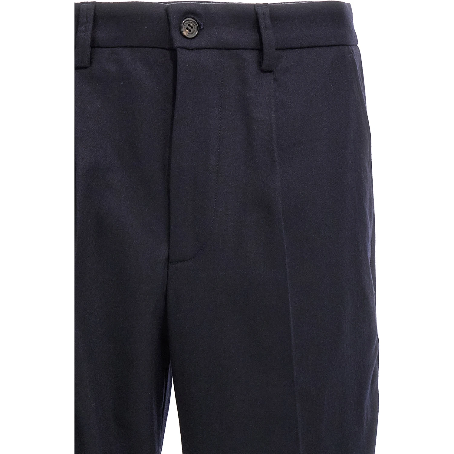 Blue Wool Dress Pants