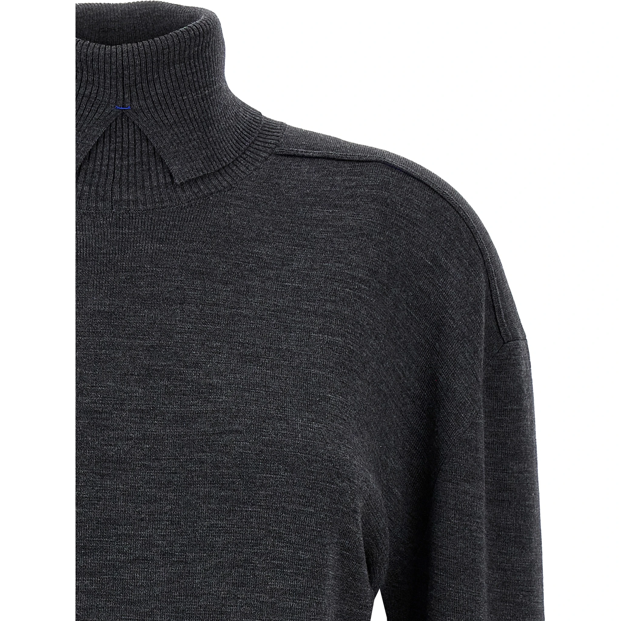 Gray Wool Cardigan