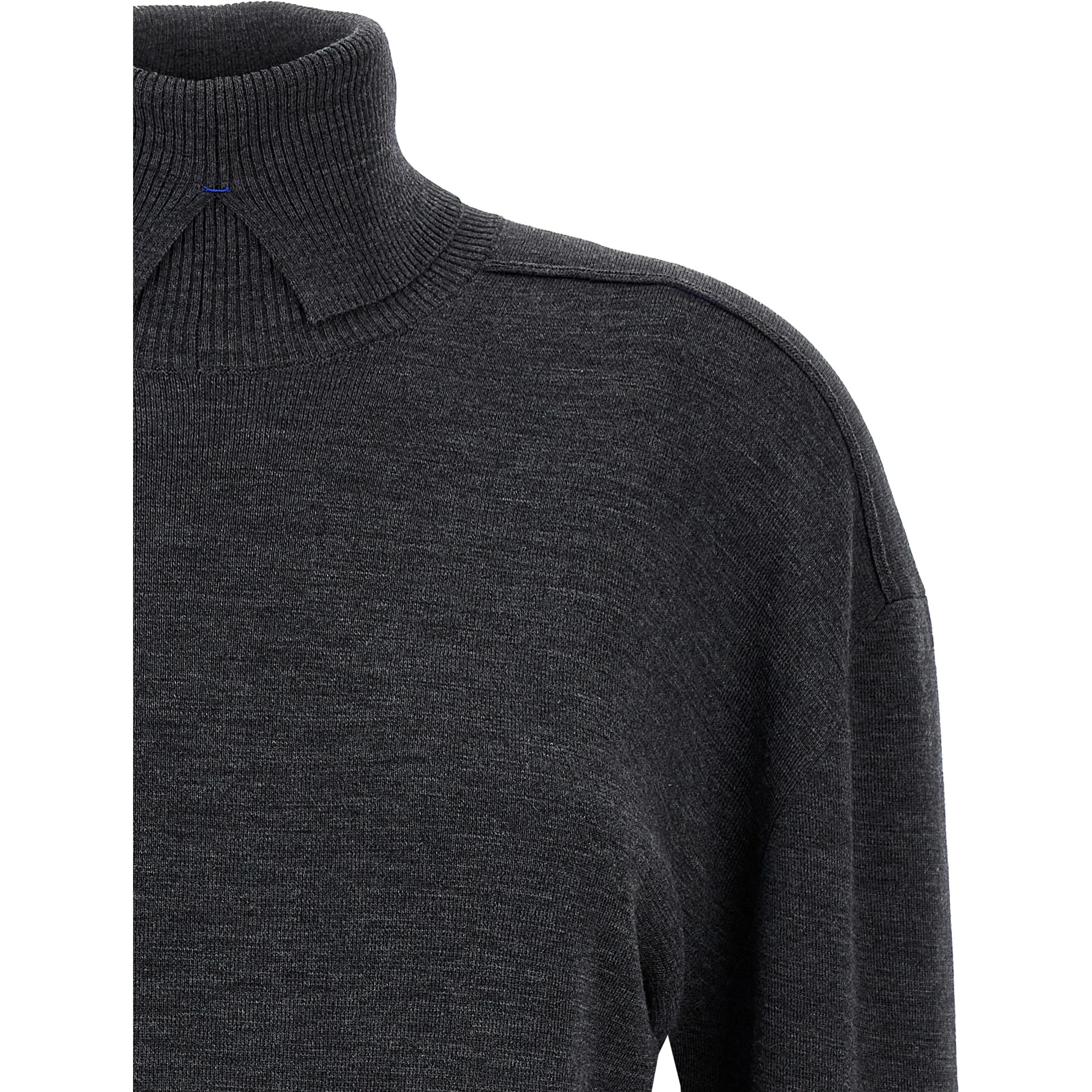 Gray Wool Cardigan