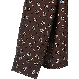 Brown Silk Blouse