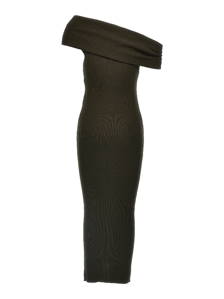 Brown Viscose Long Dress alternative