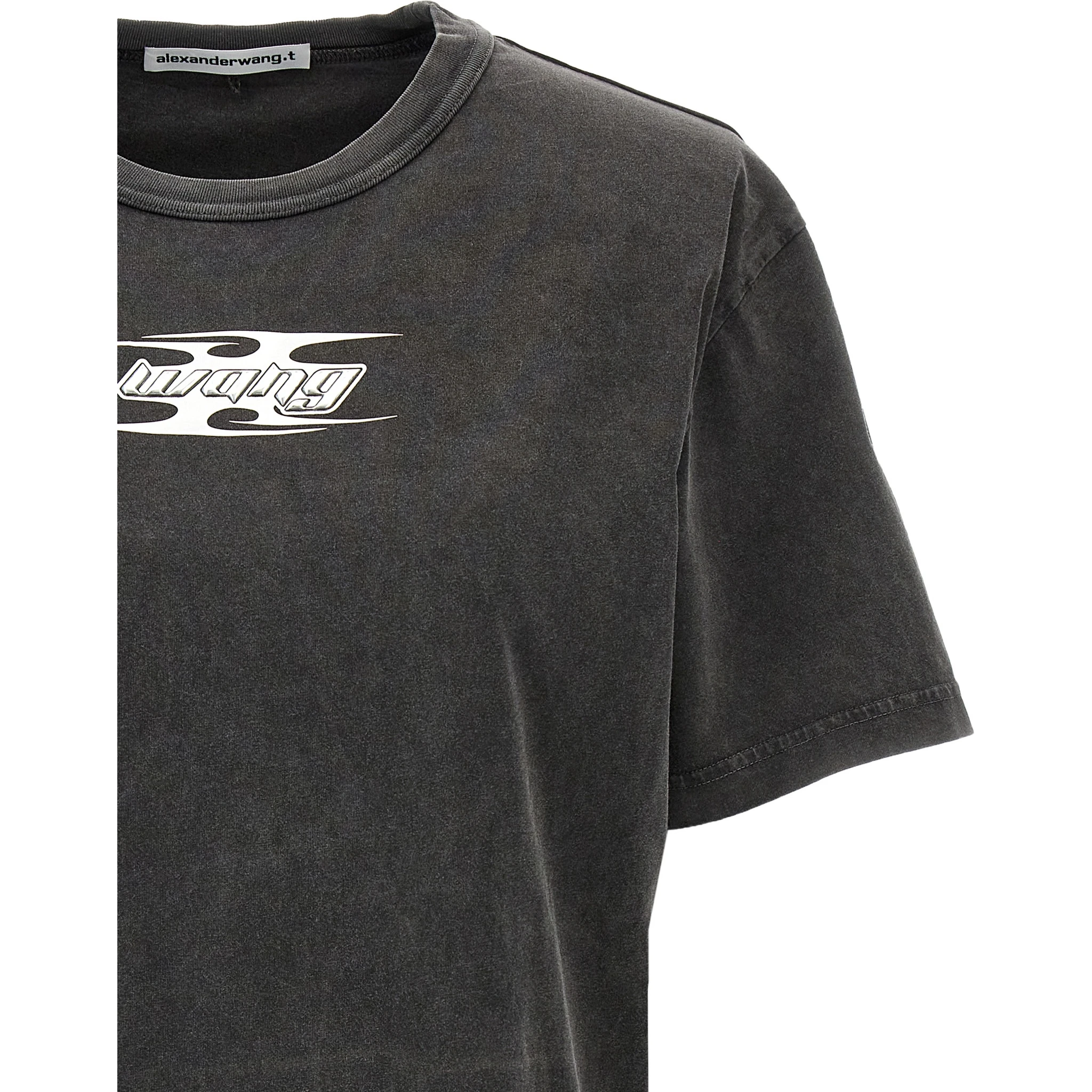 Gray Cotton T-Shirt