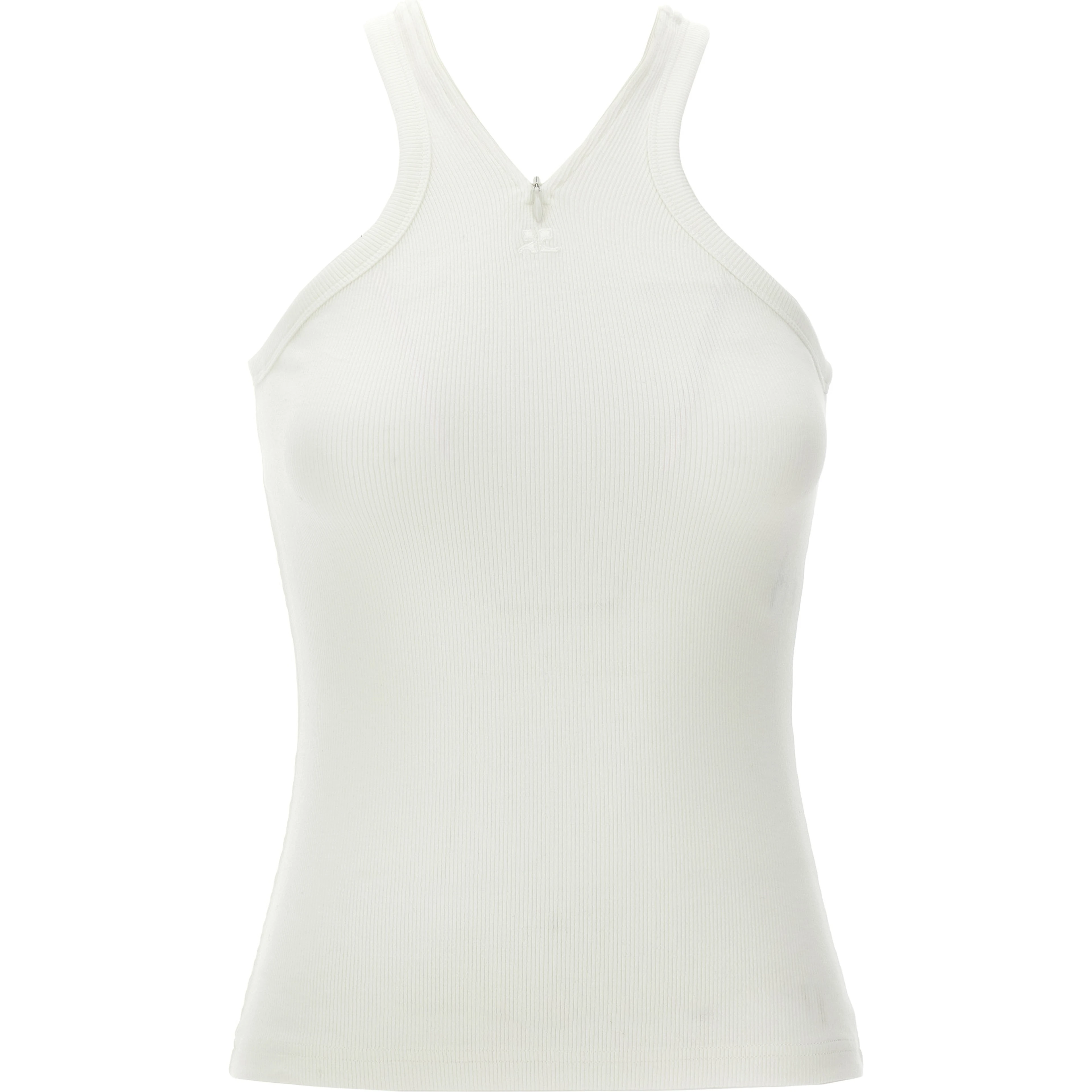 White Cotton Tank Tops