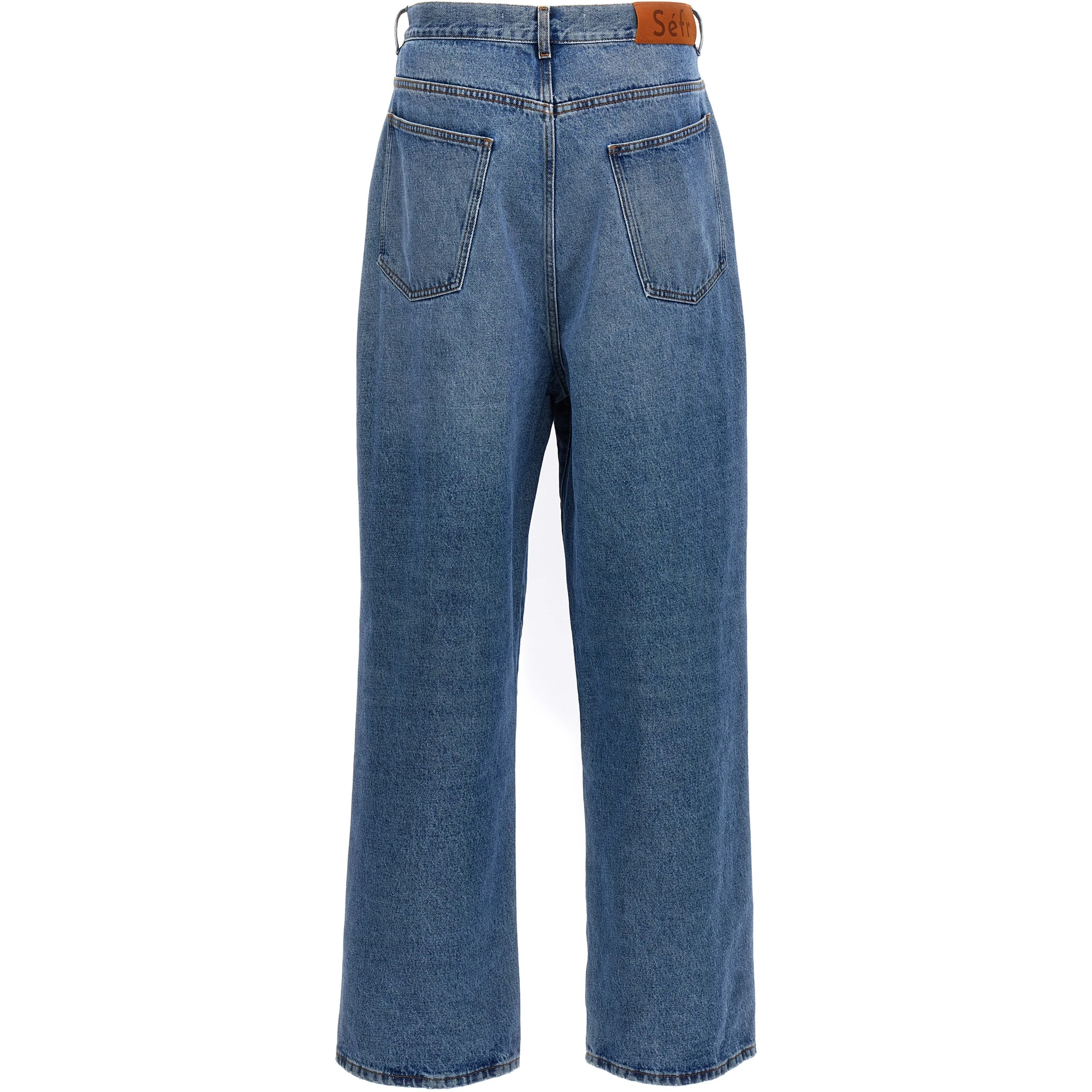 Blue Cotton Jeans Denim