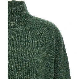 Bicolor Wool Cardigan
