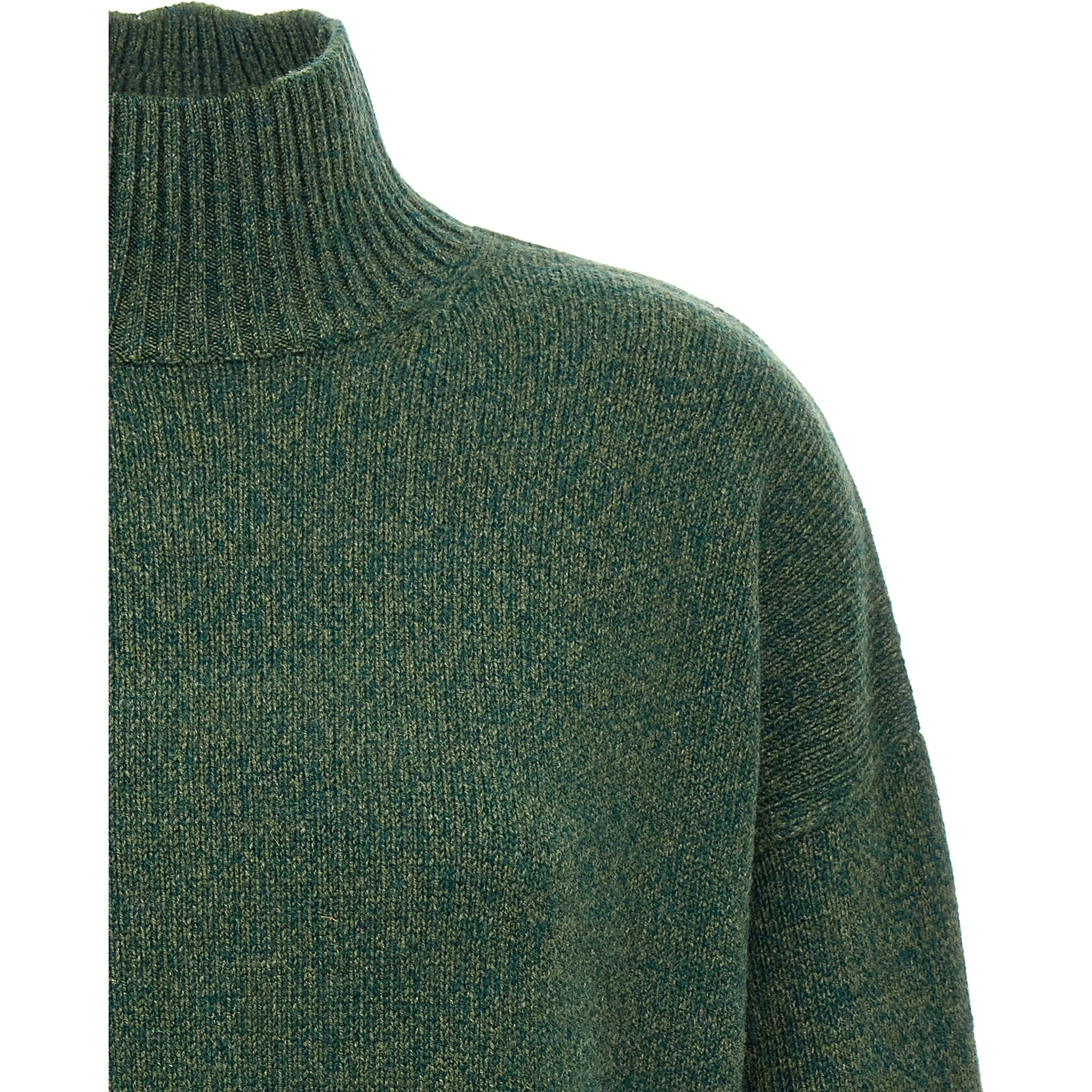 Bicolor Wool Cardigan