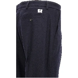 Blue Wool Dress Pants