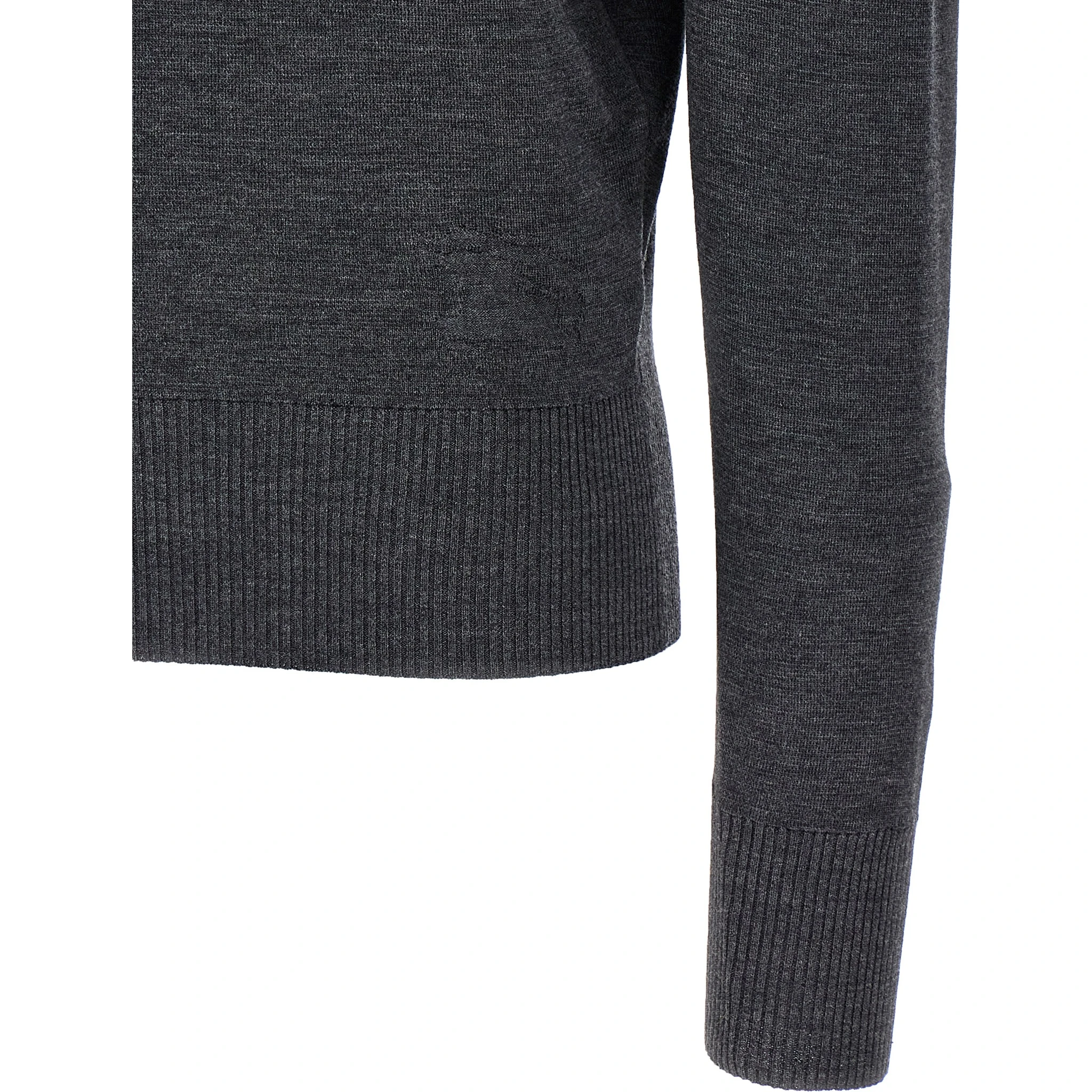 Gray Wool Cardigan