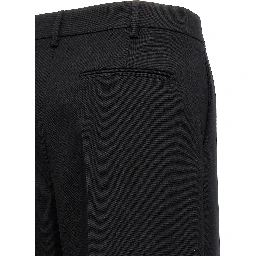 Black Virgin Wool Dress Pants