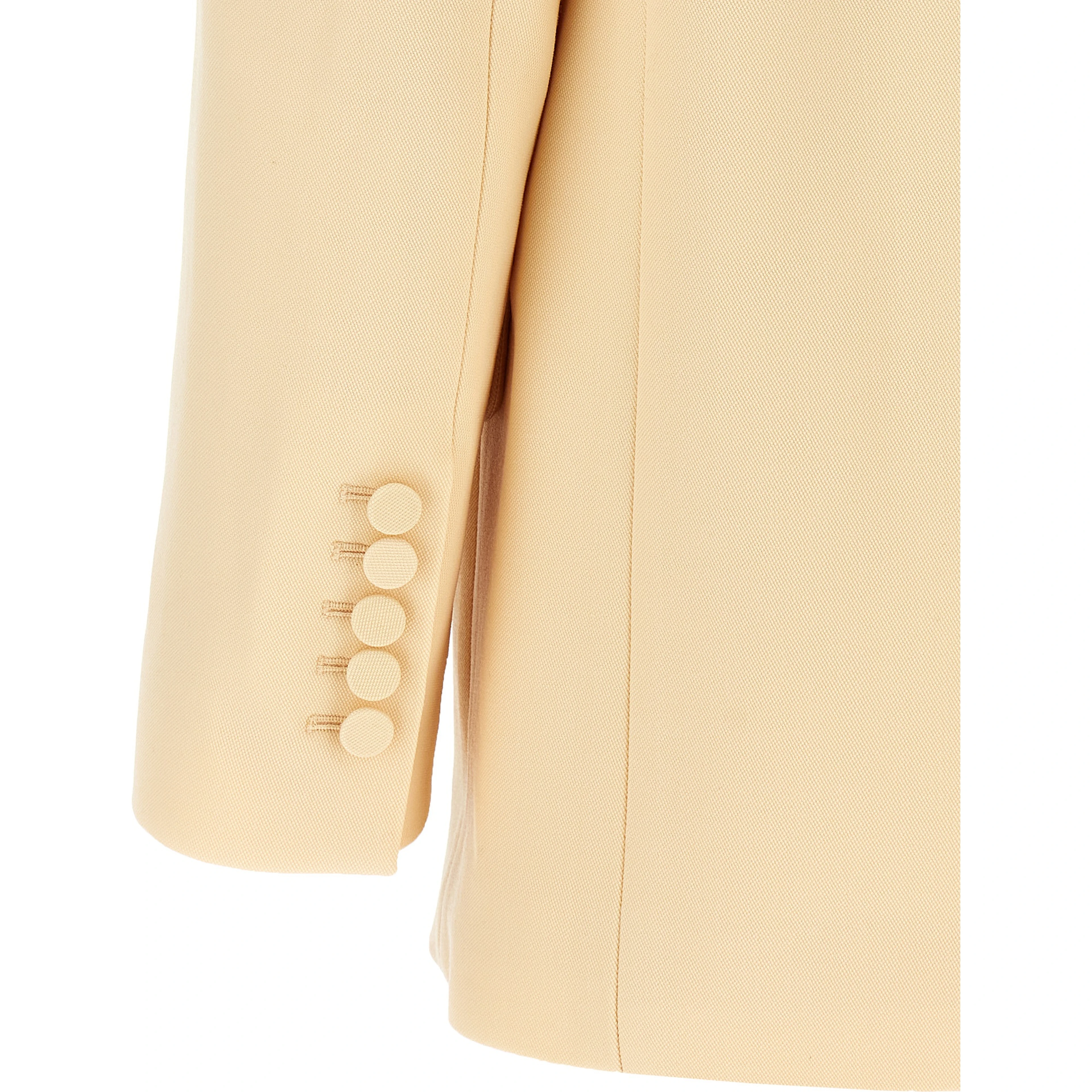 Beige Wool Blazer