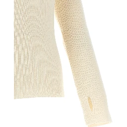 White Cotton Cardigan