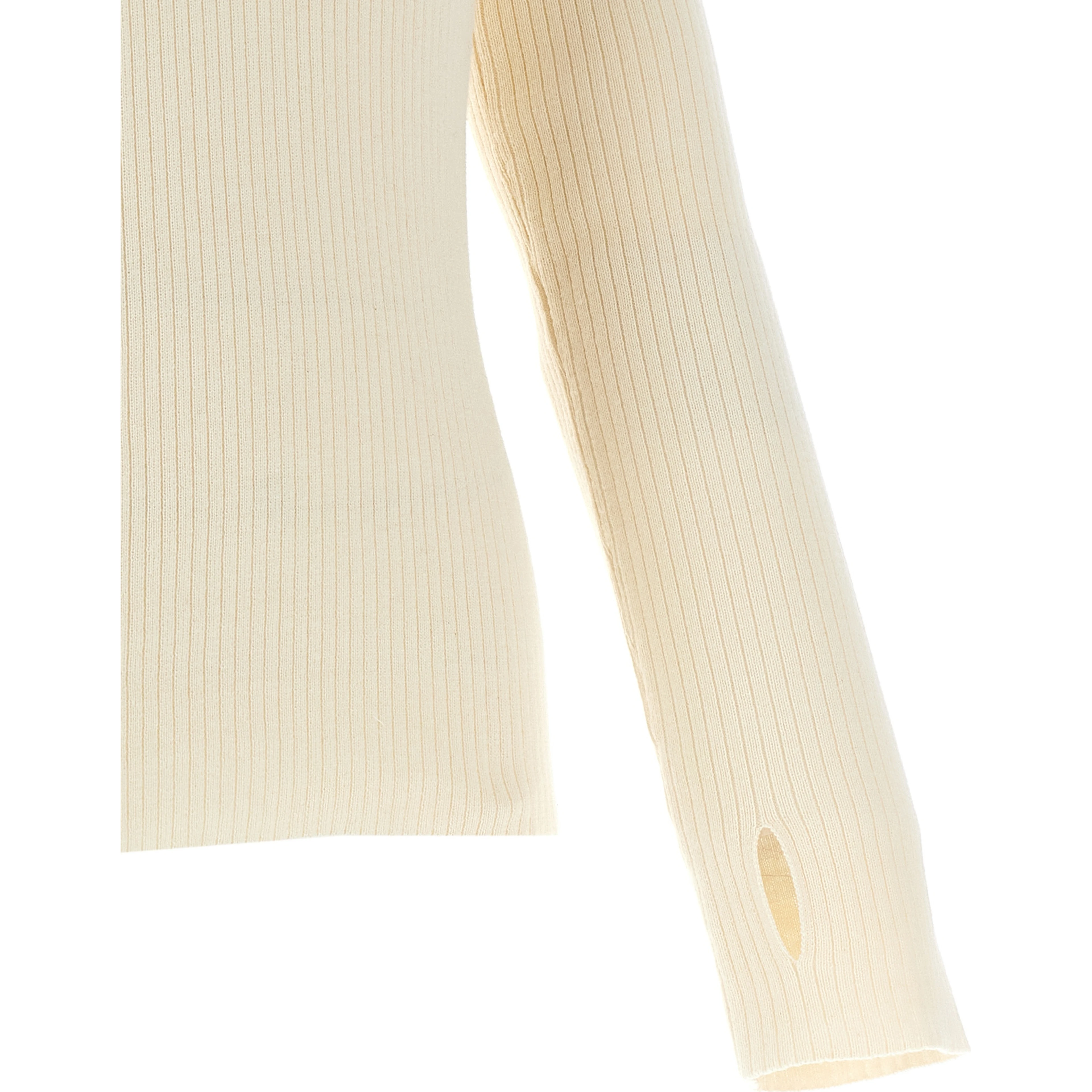 White Cotton Cardigan