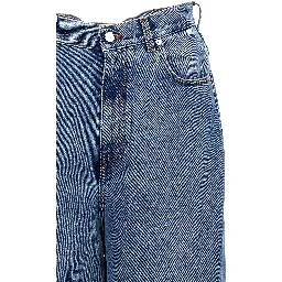Blue Cotton Jeans Denim