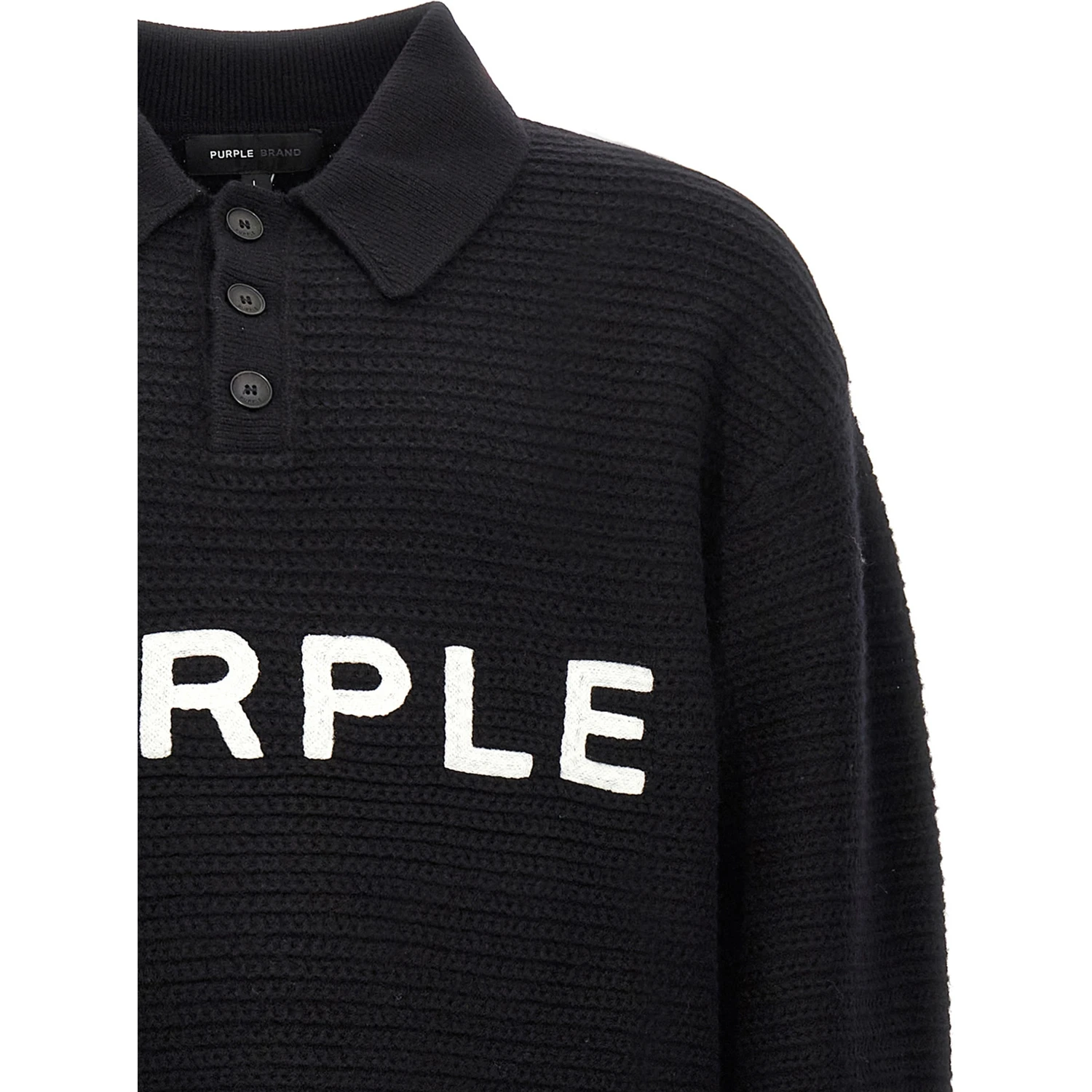 Black Wool Cardigan