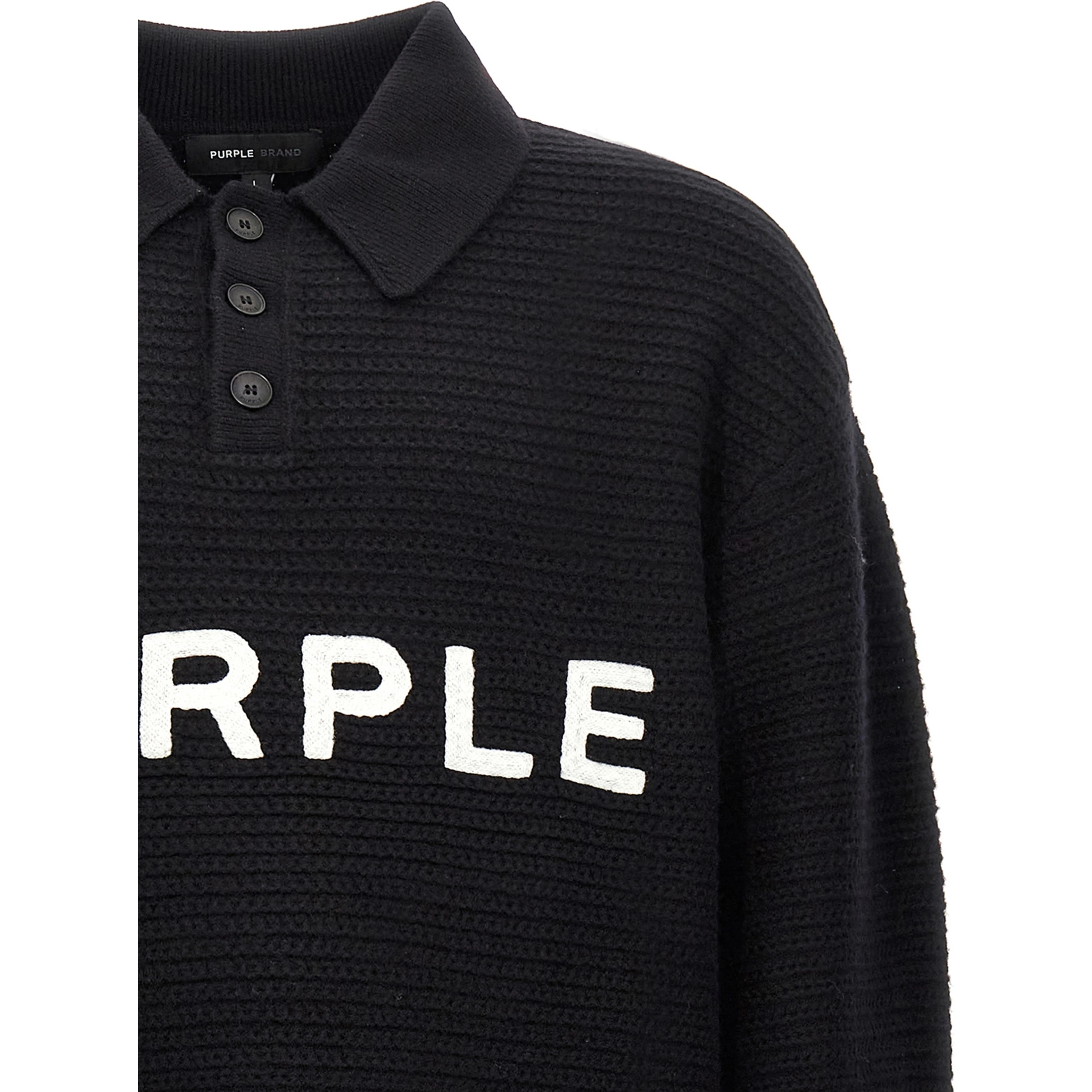 Black Wool Cardigan