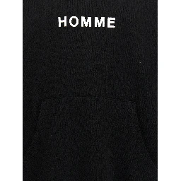 Black Cotton Sweatshirt