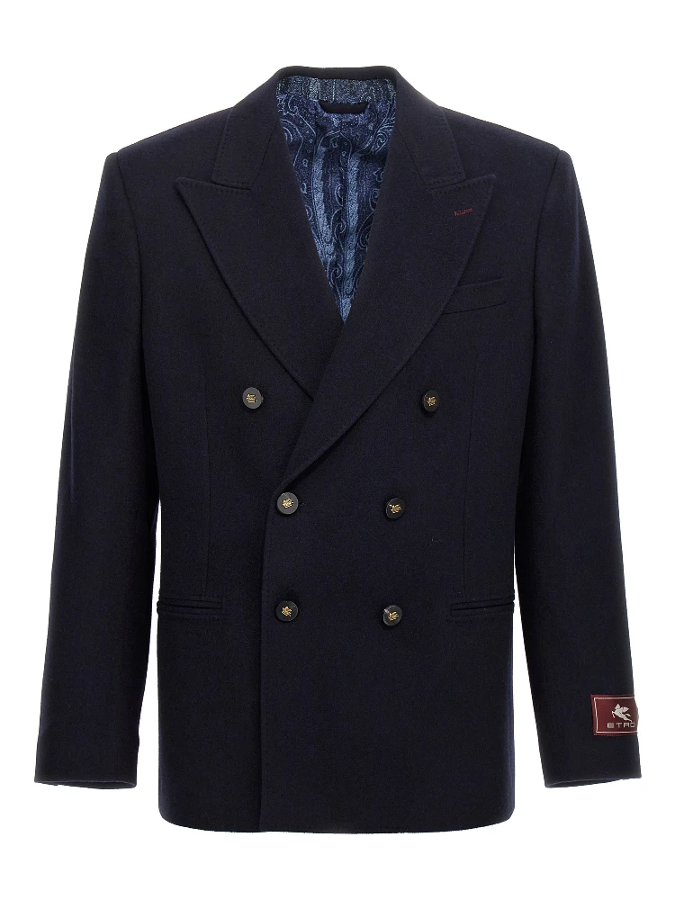 Blue Cashmere Blazer
