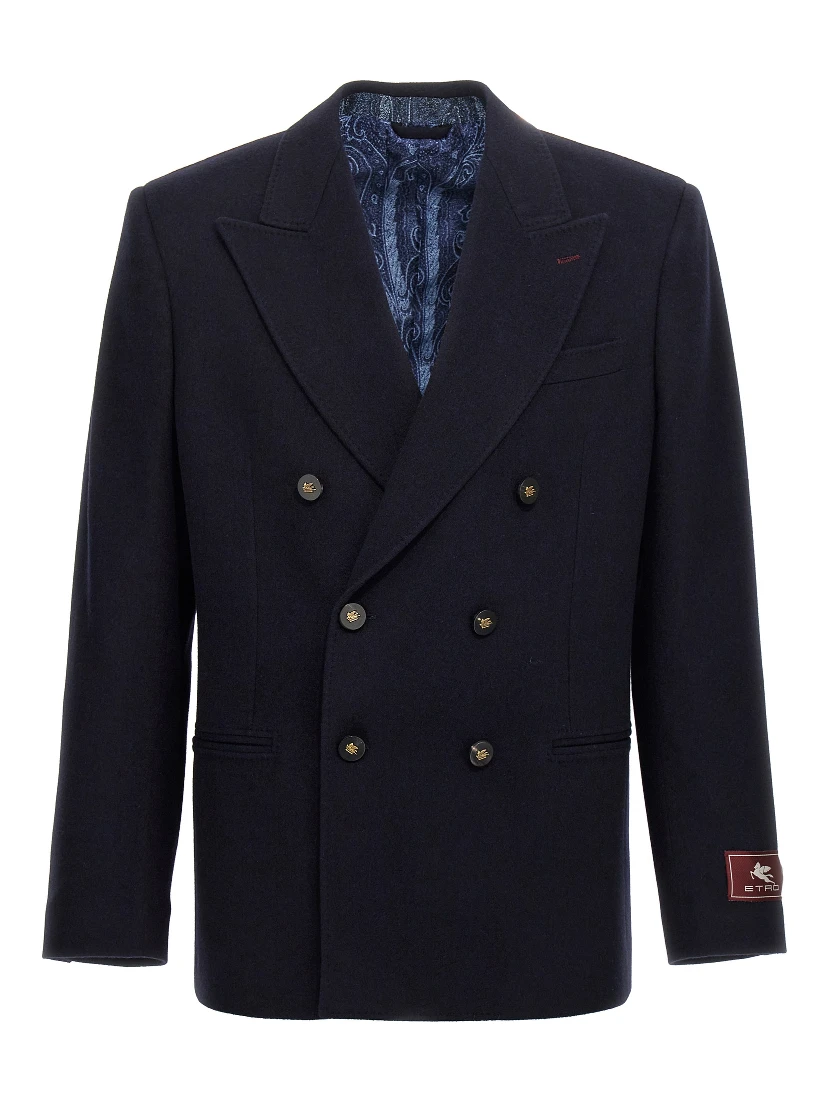 Blue Cashmere Blazer