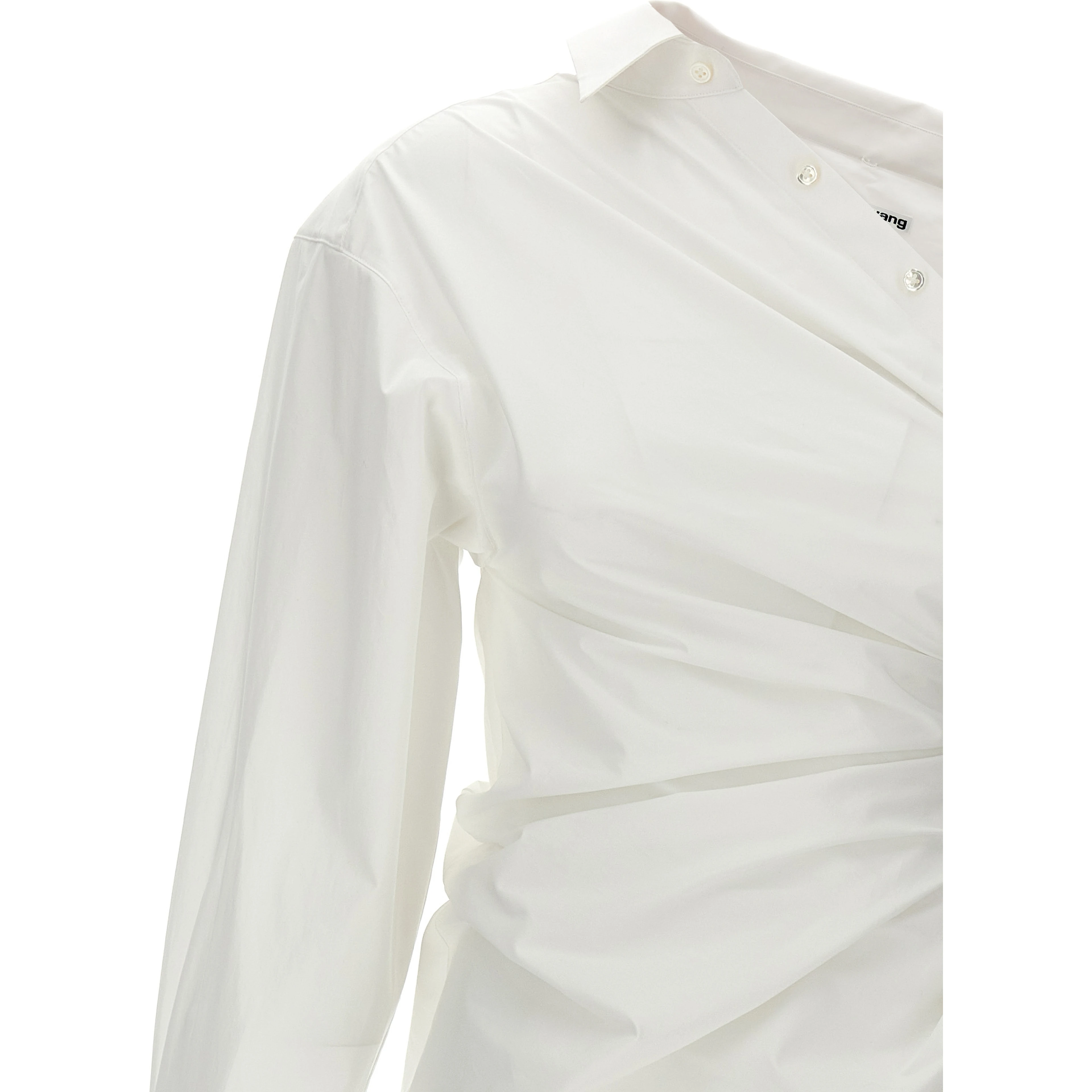 White Cotton Short Dress