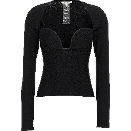 Black Viscose Tank Tops