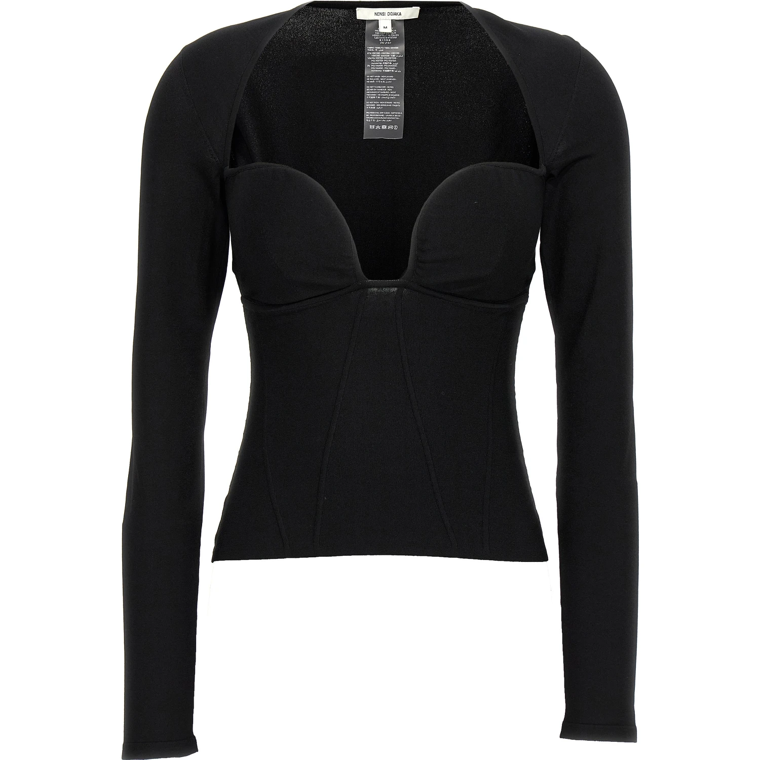 Black Viscose Tank Tops