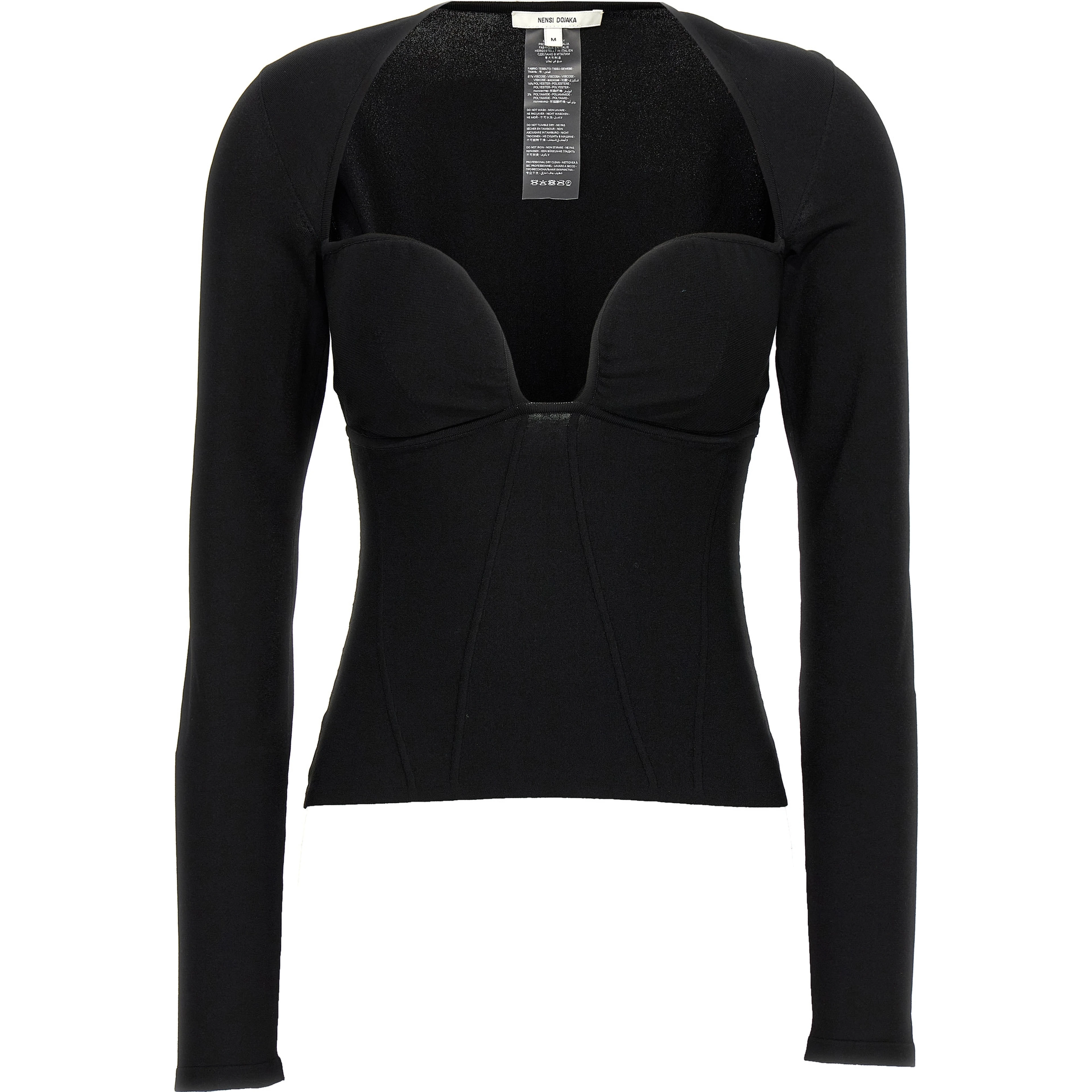 Black Viscose Tank Tops