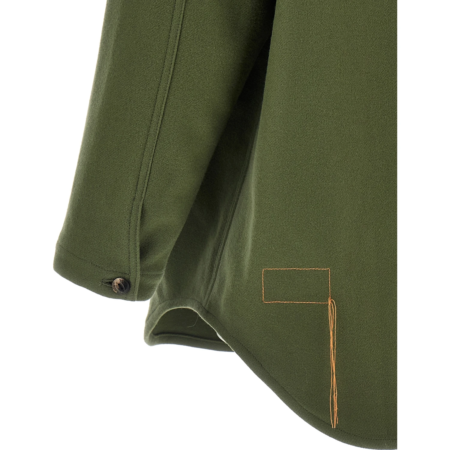 Bicolor Virgin Wool Blouse