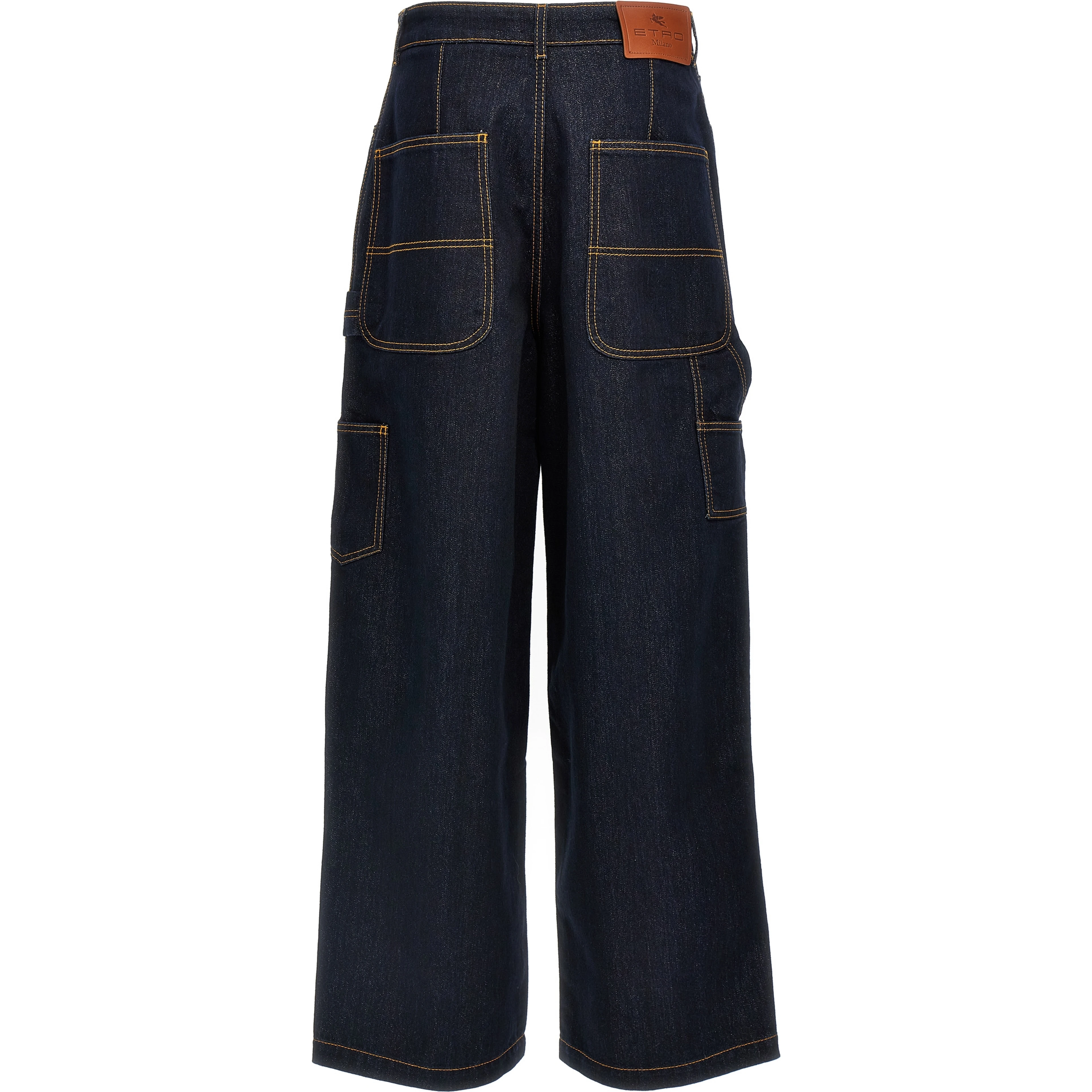 Blue Cotton Jeans Denim