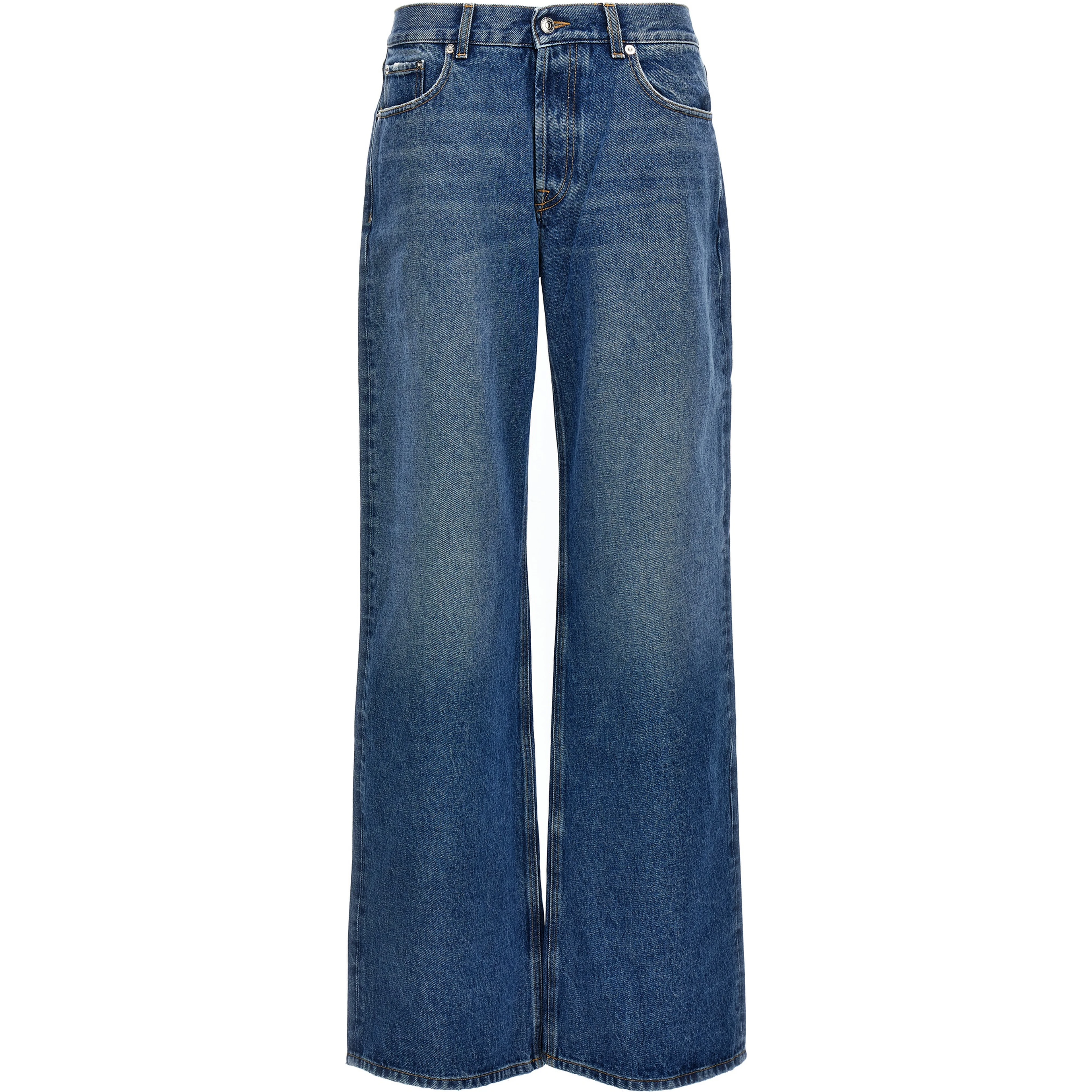 Blue Cotton Jeans Denim