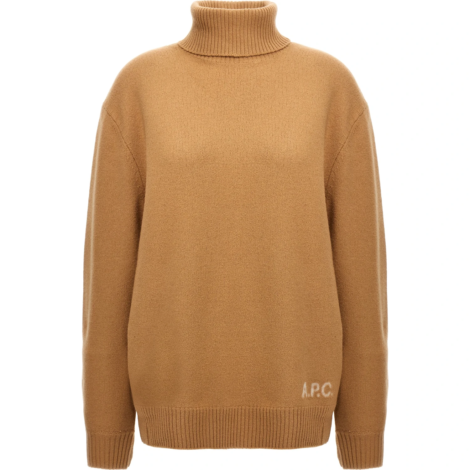 Beige Virgin Wool Cardigan