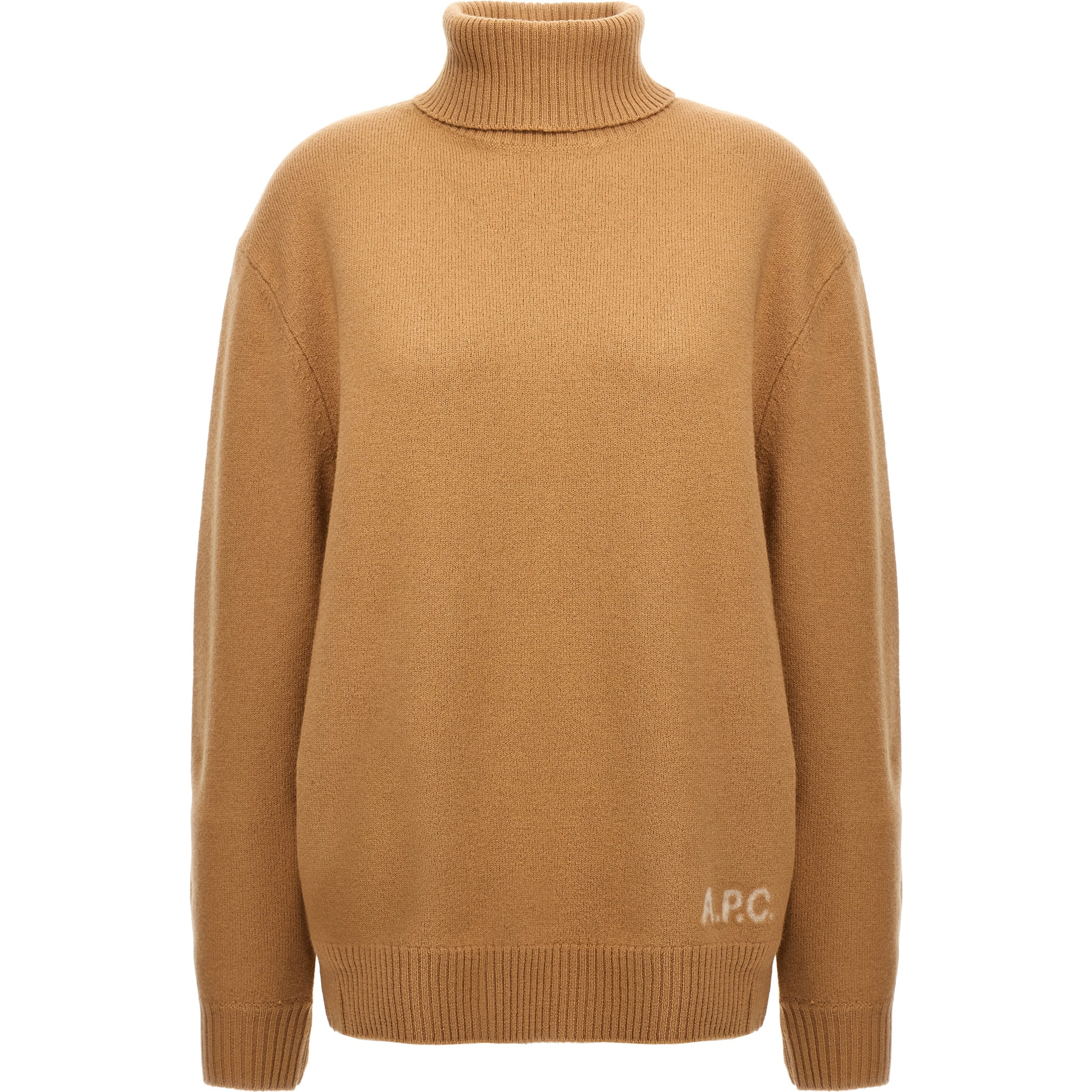 Beige Virgin Wool Cardigan