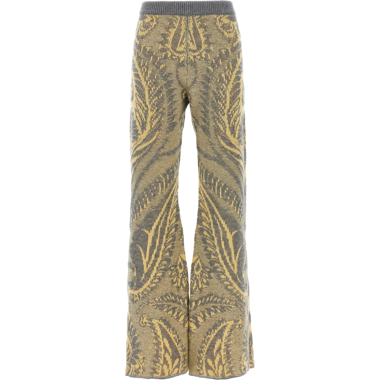 Multicolor Wool Flared Pants