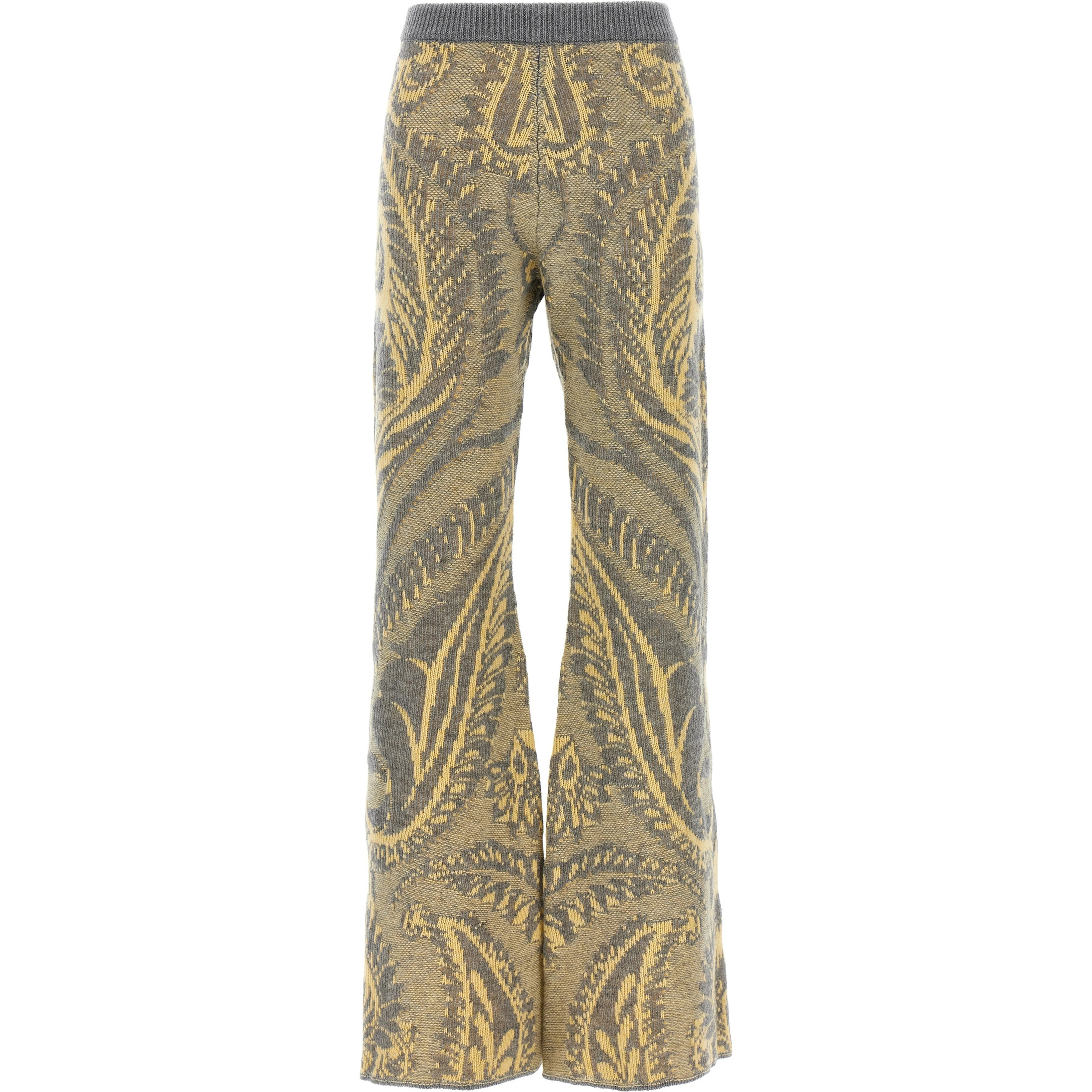 Multicolor Wool Flared Pants